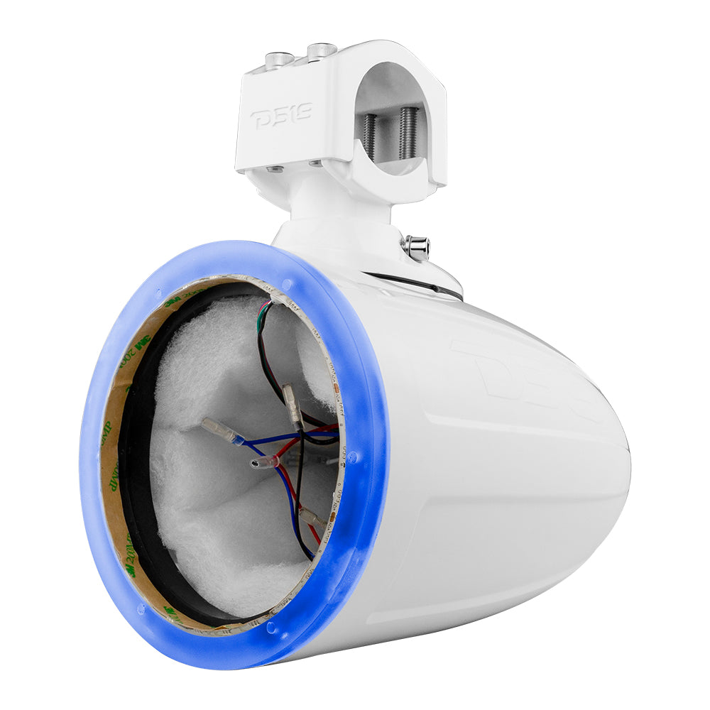 NXL 6.5" Marine and Powersports Empty Tower LED RGB Lights -White