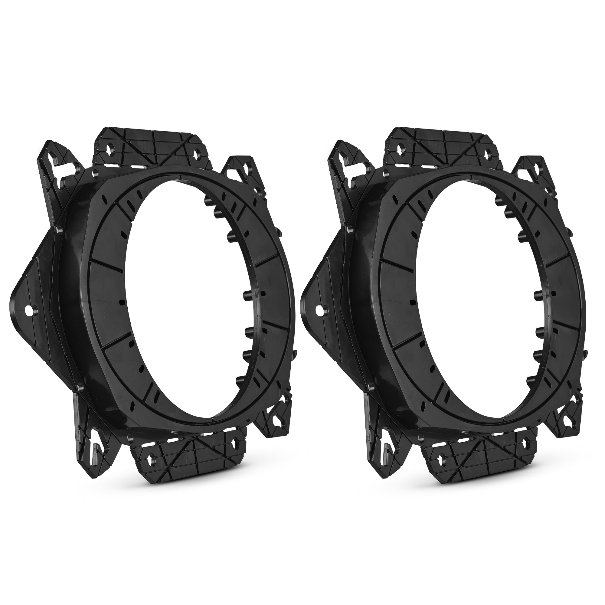 Pro Audio Hybrid Speaker Bundle: 6.5" & 6x9" Midrange Speakers with Built-In Compression Tweeters