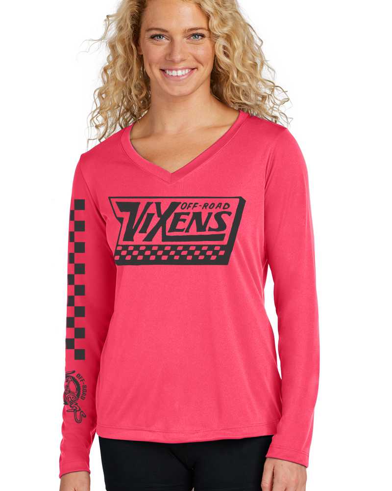 Off the Wall Jersey/Tech Tee - Coral