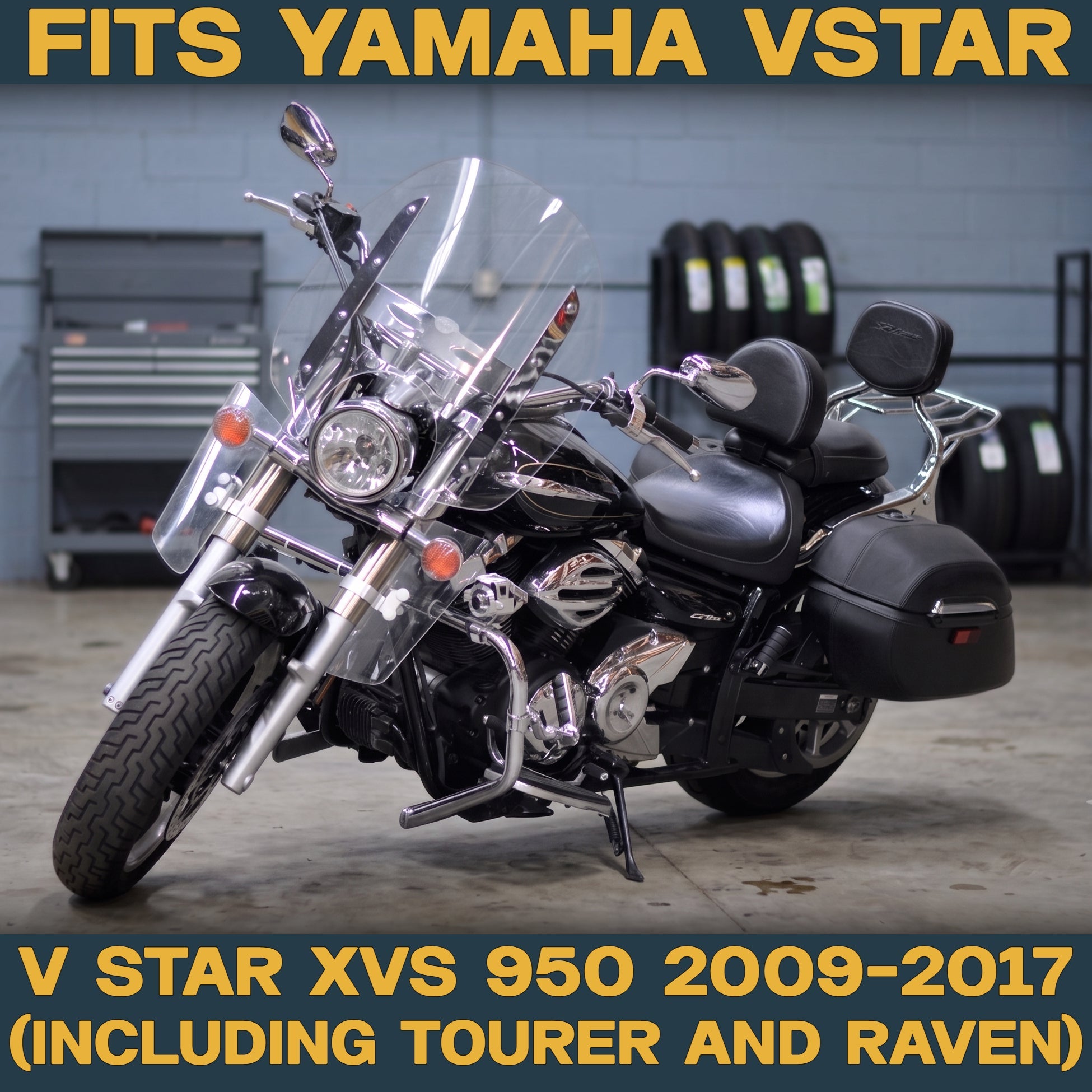 Yamaha V Star 950 2009-2017 Ceramic Brake Pad Set