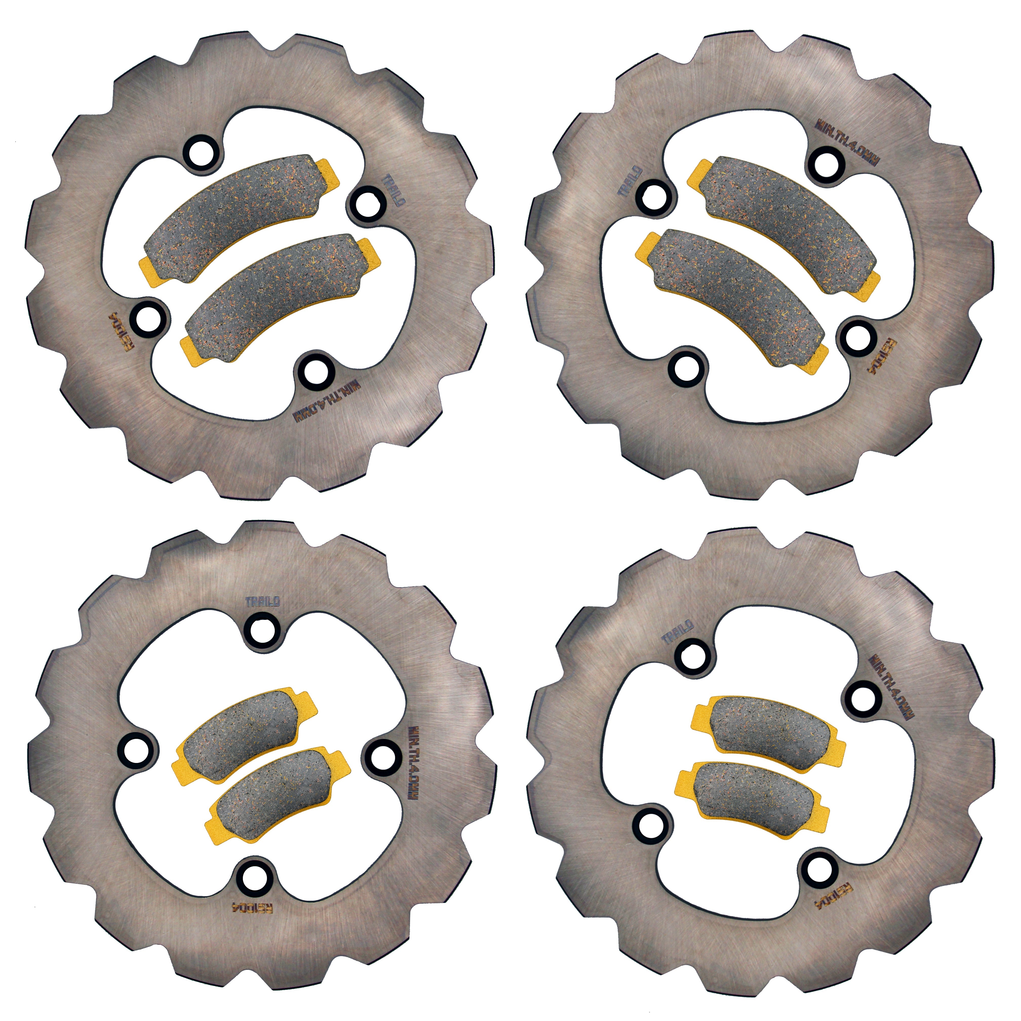 CFMoto ZForce 950/800 2020-2026 Ridge Rider Rotor and Pad Kit