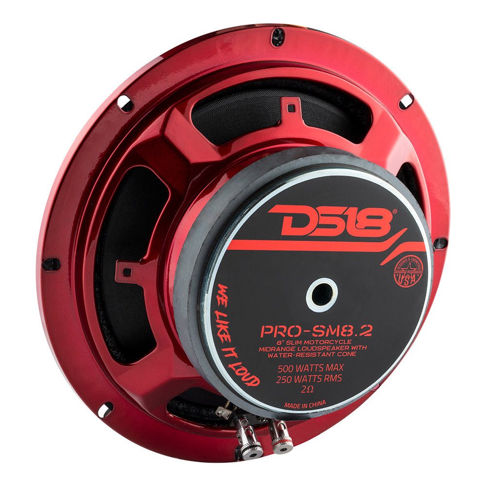 PRO 8" Shallow Water resistant Mid-Range Loudspeaker 250W RMS 2-Ohm