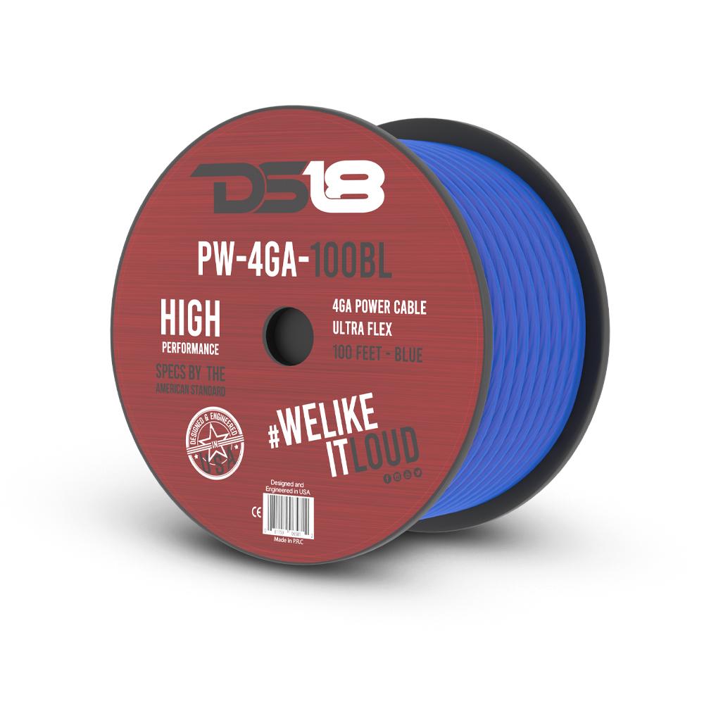 4-GA CCA Ground, Power Cable, 100 Feet