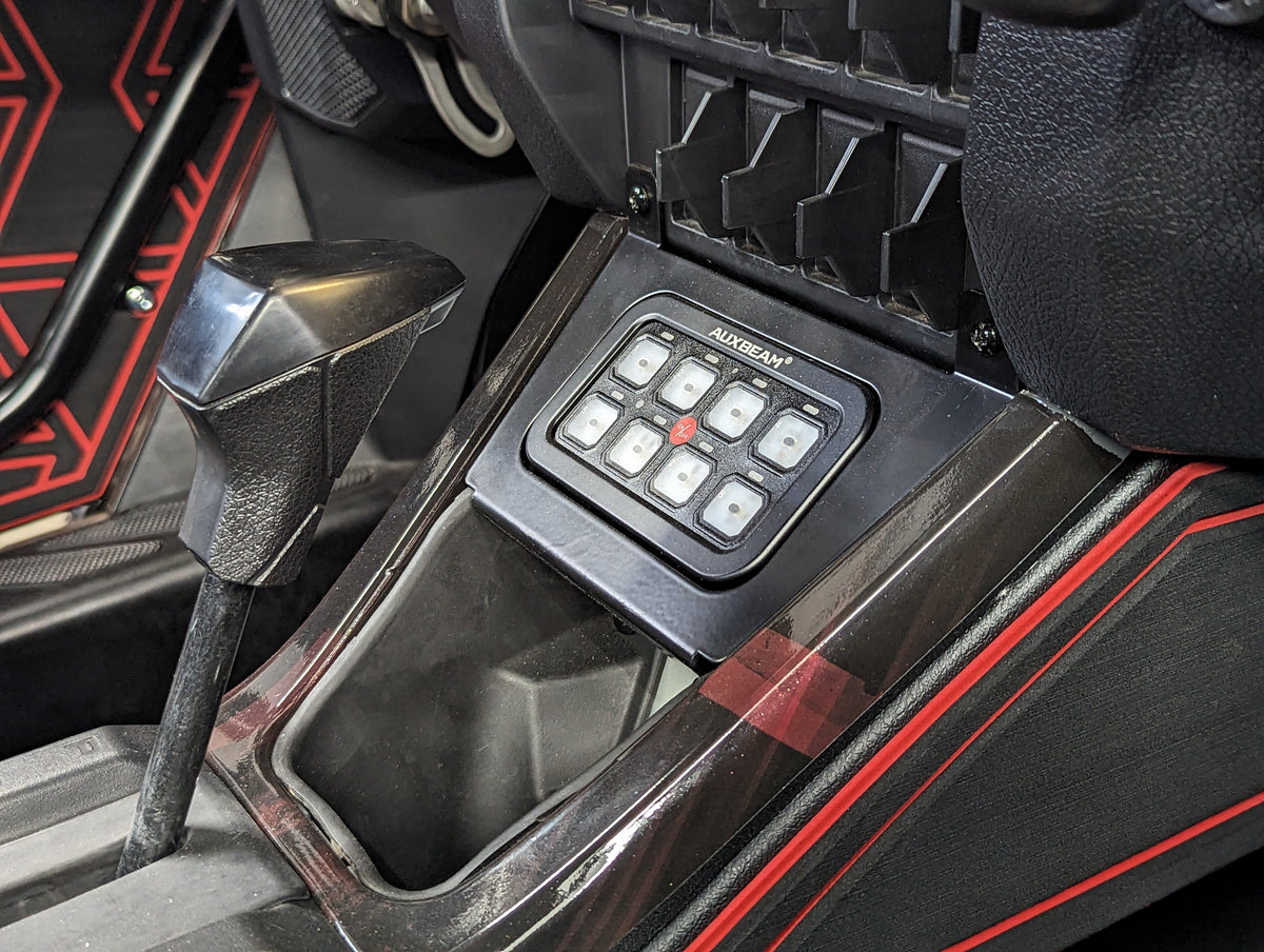 Polaris RZR Pro R Auxbeam RA80XL Switch Panel Mount (2020–2024)