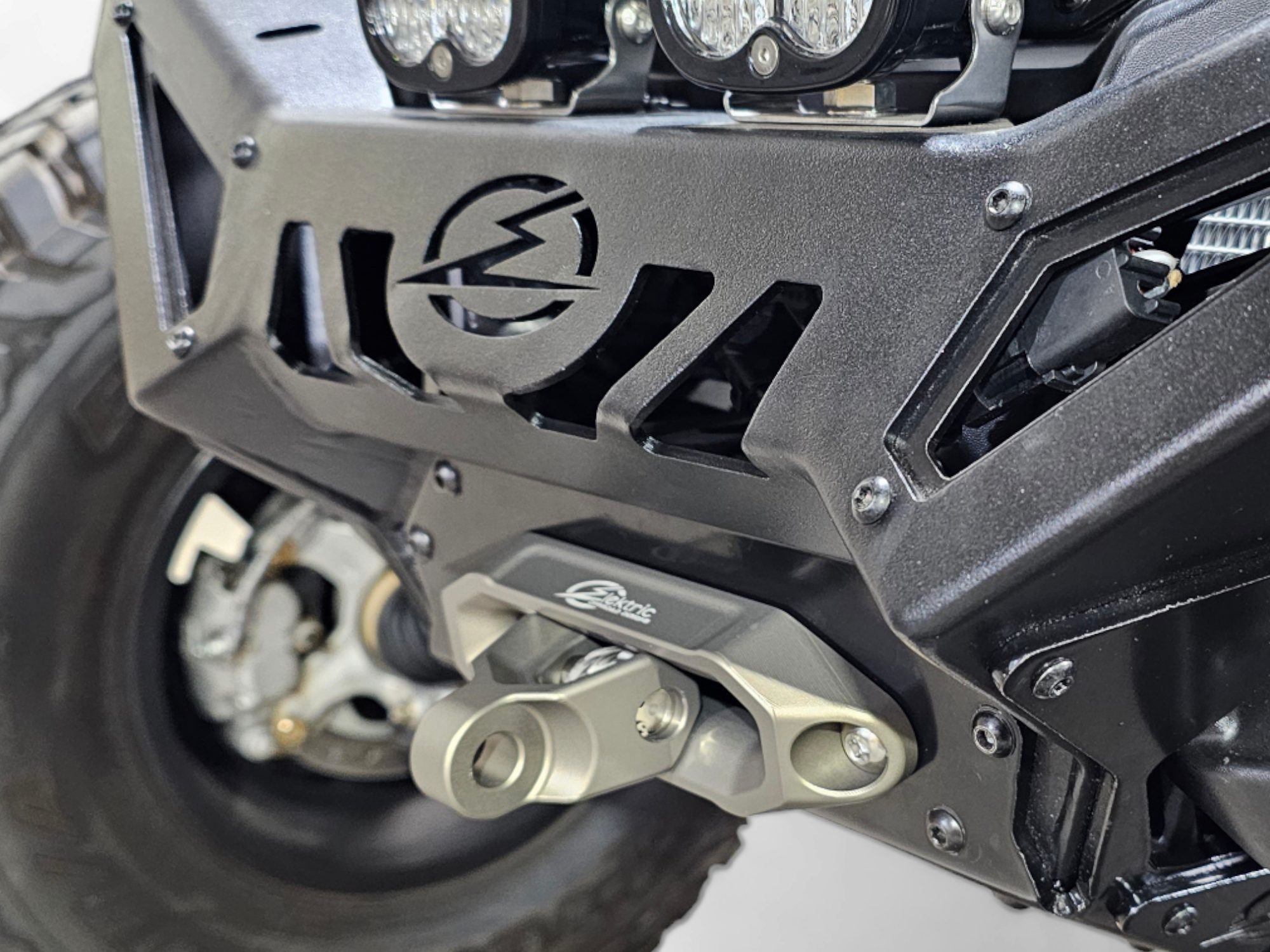 Elektric Offroad Designs UTV Winch Fairlead and Hook (Gunmetal)