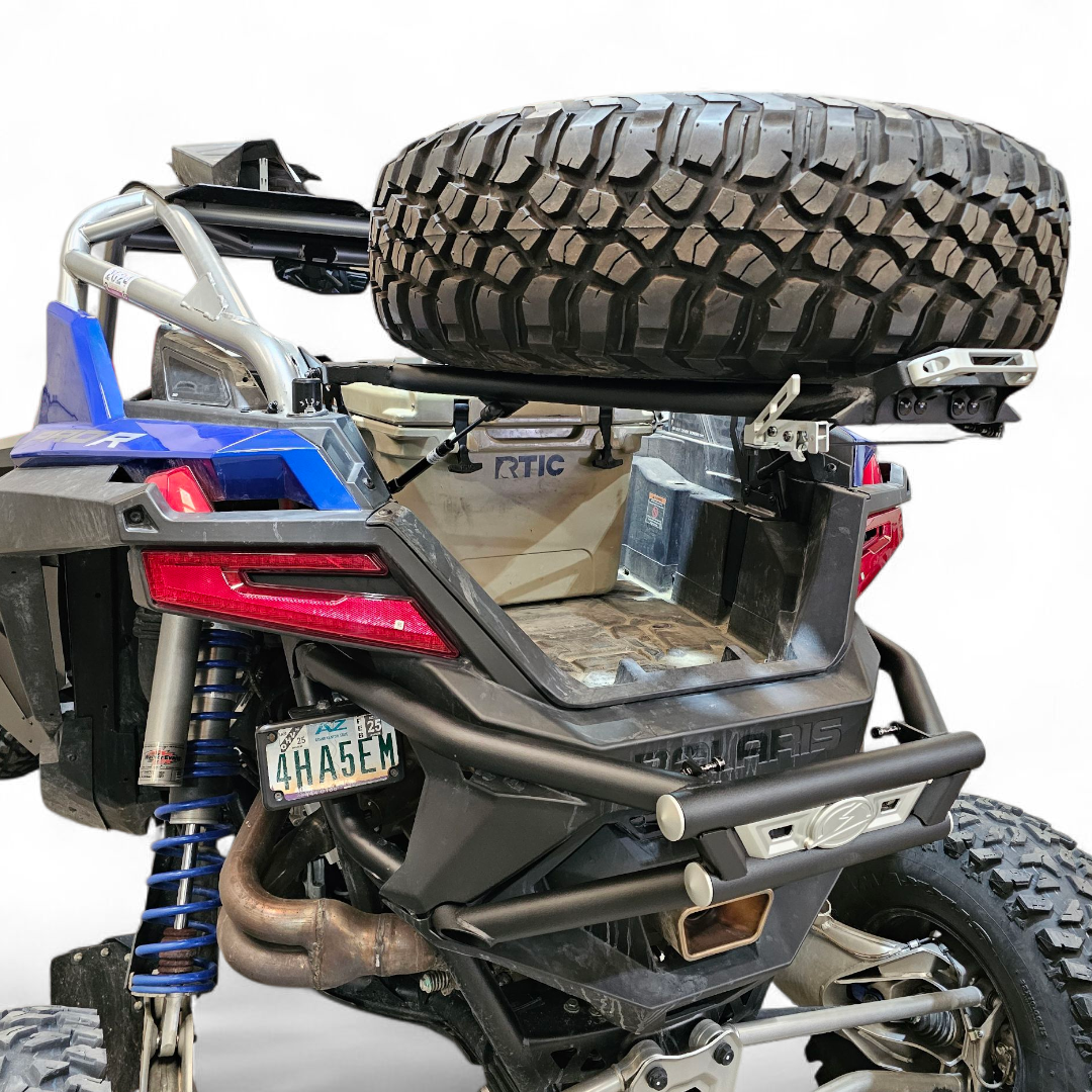 2022+ Polaris RZR Pro R/ Turbo R Amp Rear Tire Rack Rear Bumper Combo