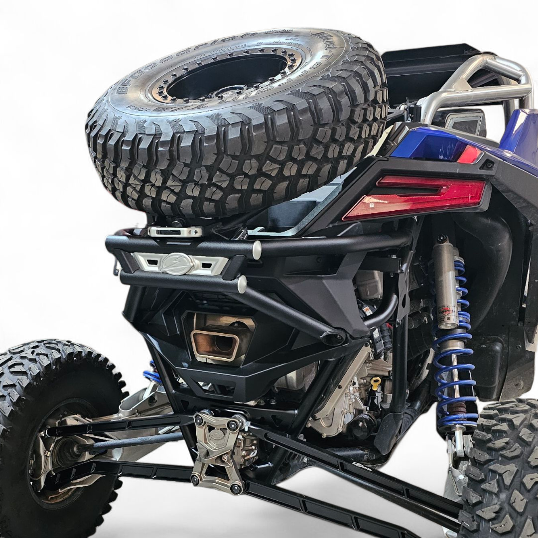 2022+ Polaris RZR Pro R Amp Rear Tire Rack Rear Bumper Combo