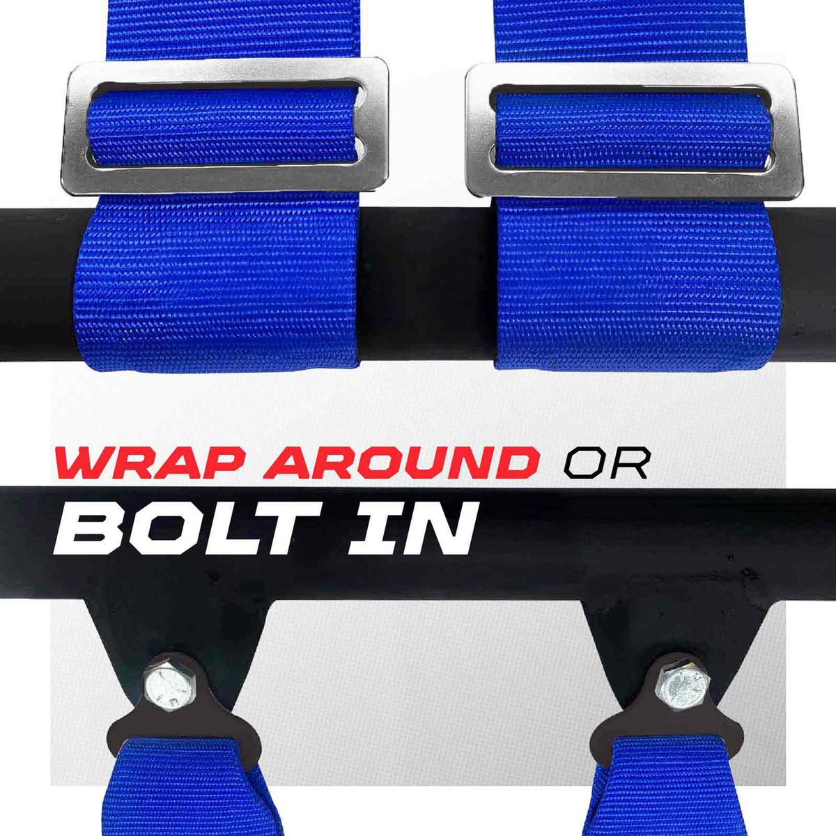2" 4 Point Racing Harness – Pro Series Race Latch | 50 Caliber Racing