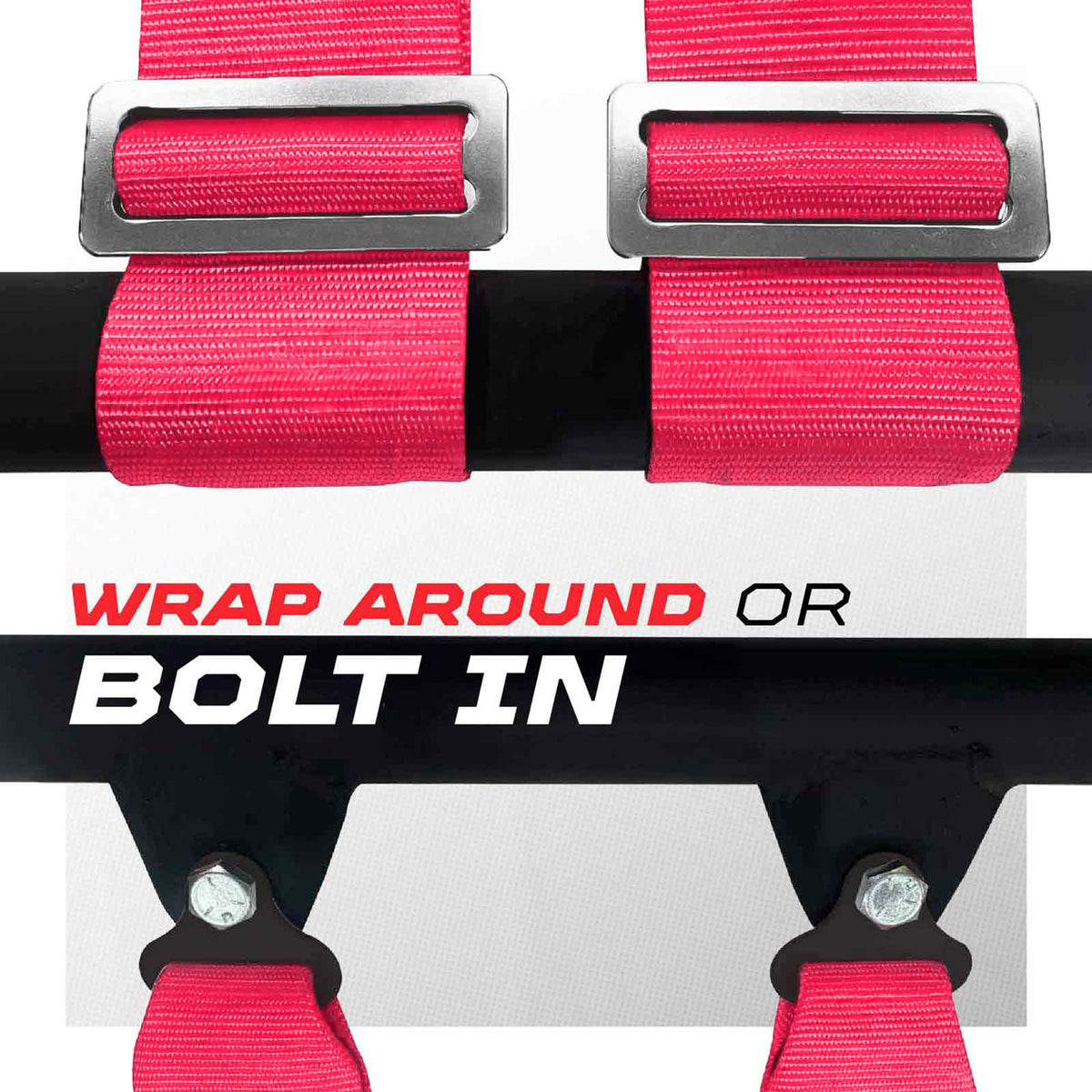 2" 4 Point Racing Harness – Pro Series Race Latch | 50 Caliber Racing