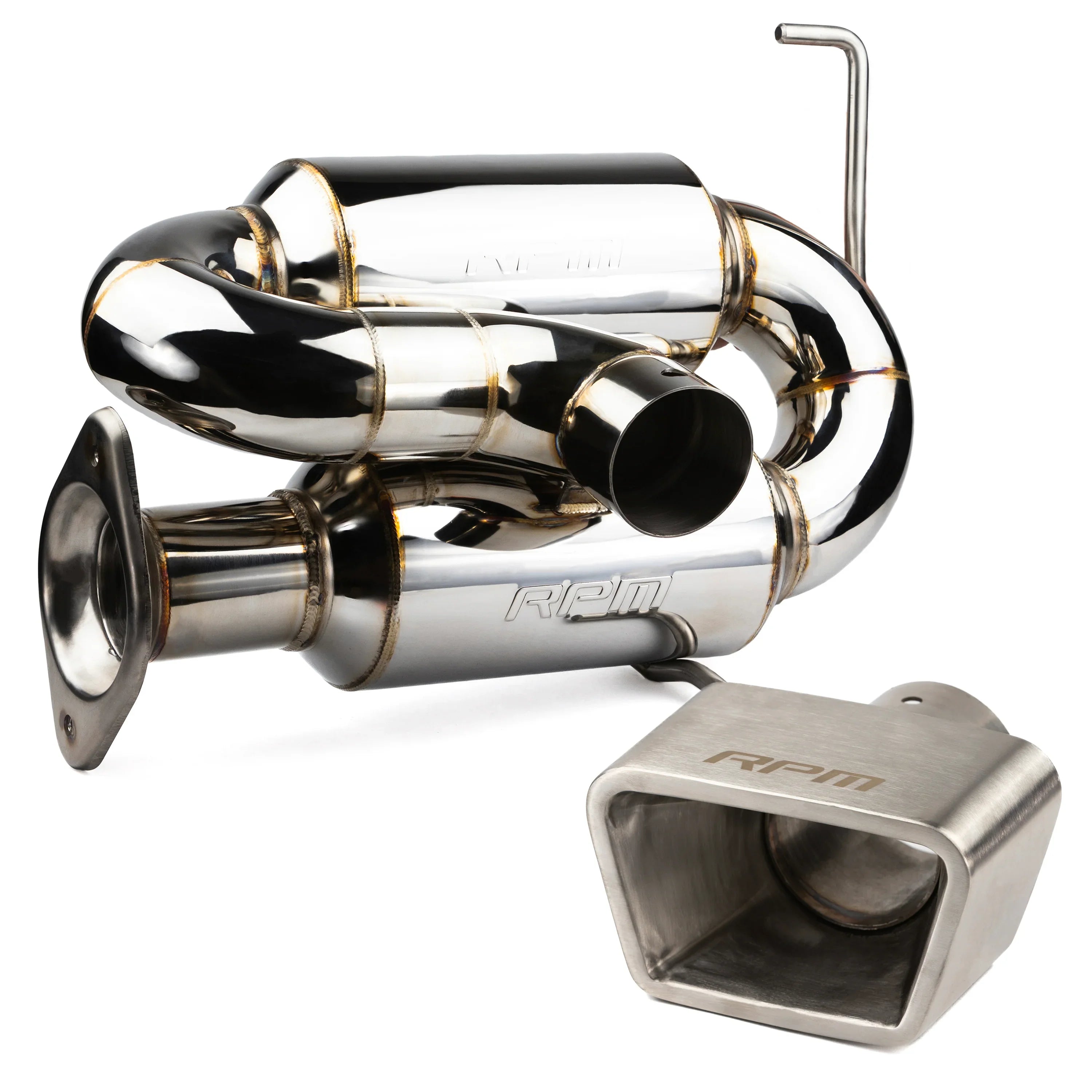 RPM Polaris RZR Pro R 3" DUAL Sport Muffler W/ 3" Tip