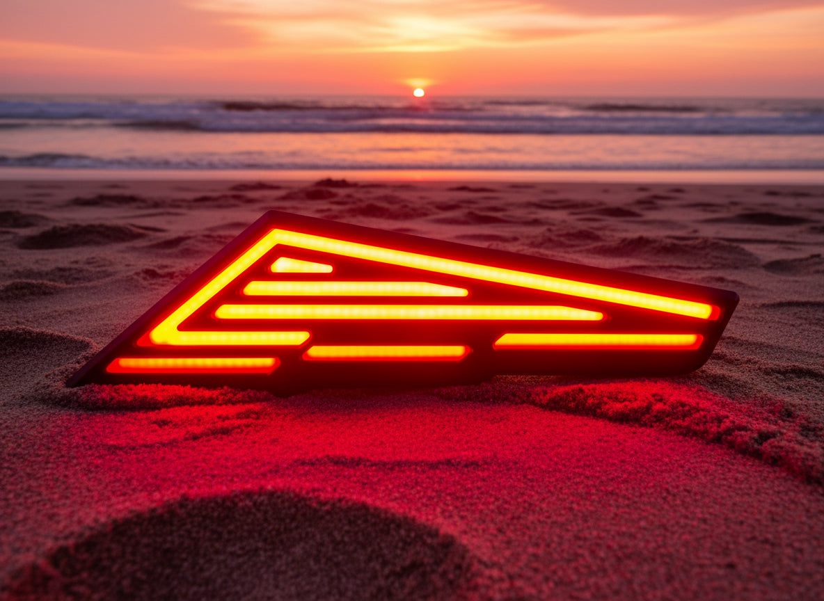 Billet LED Tail Light PRO R,TURBO R, PRO XP. Blinker and hazard integration.