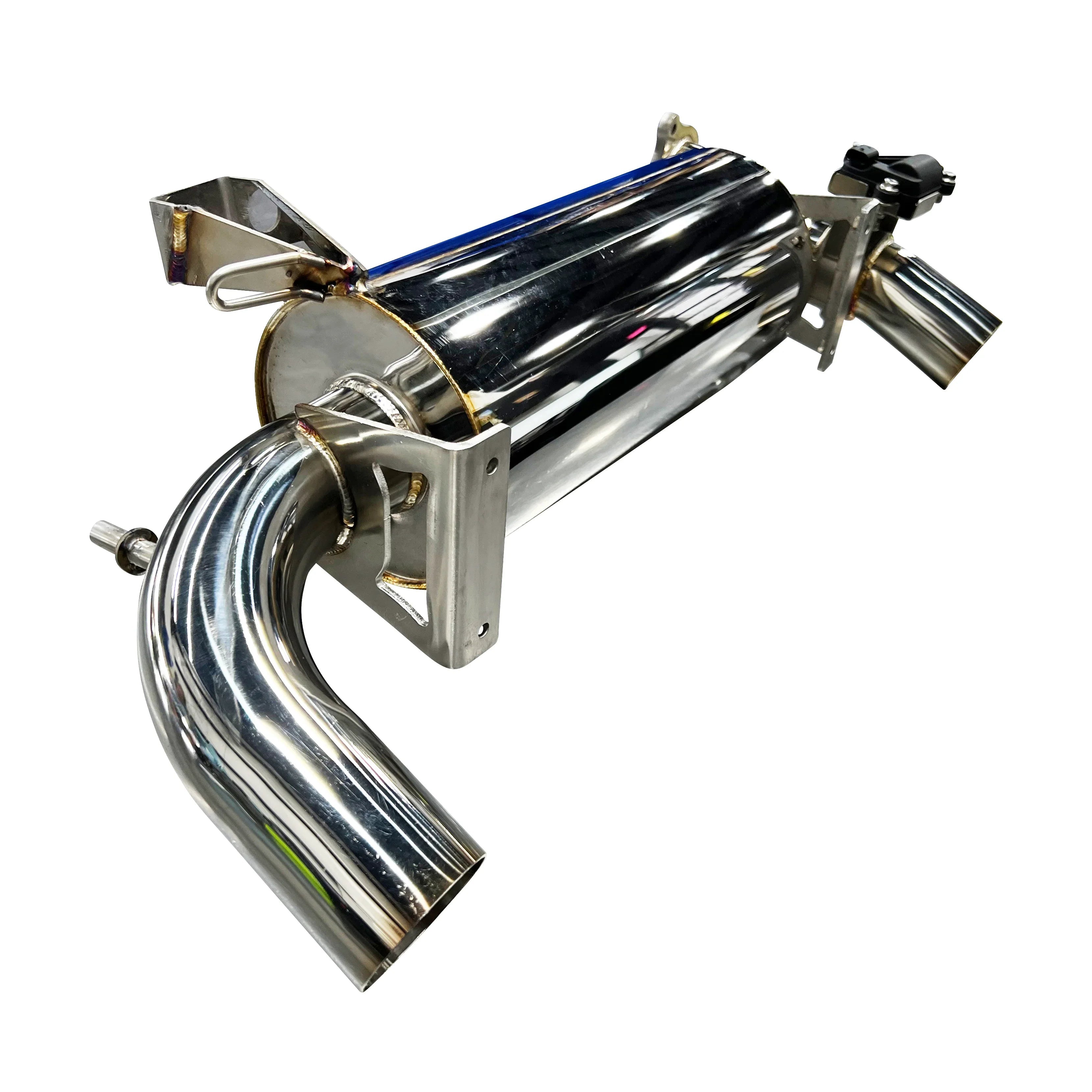 RPM SxS RZR PRO XP & Turbo R E-Valve Muffler - Dual Tip Captains Choice Exhaust - 2020-2024 PRO XP & TURBO R - RPM SXS