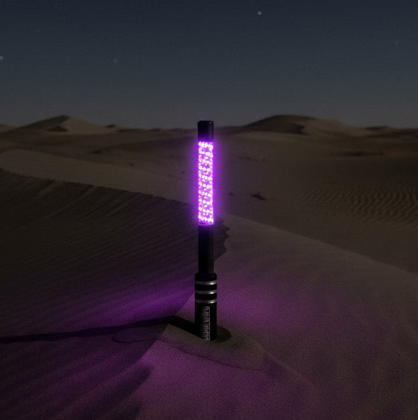 Marshin Whips V2 Black Out LED Whip | Single Stealth Off-Road Light
