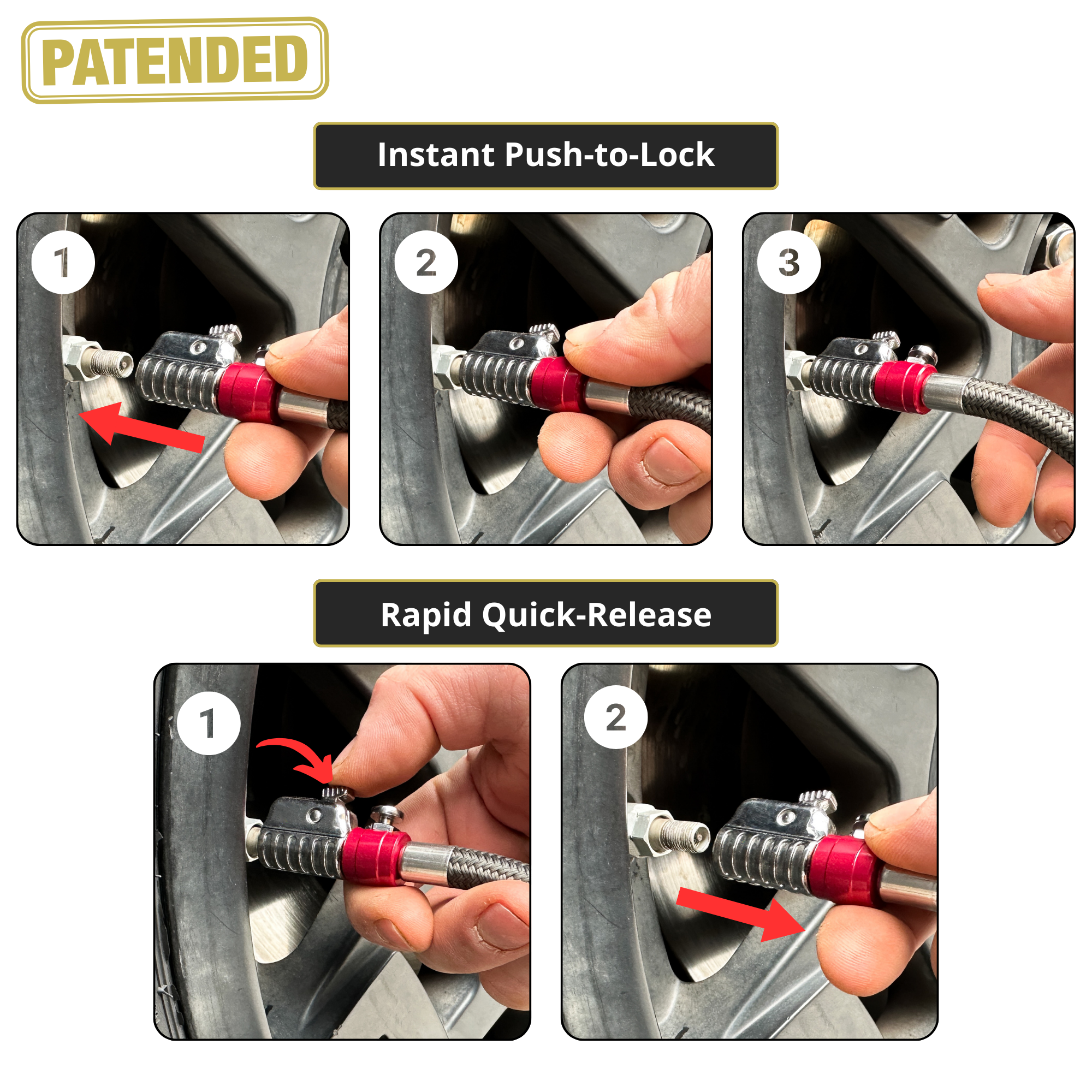 ElitePro-X Digital Tire Pressure Gauge with Lightning™ Chuck