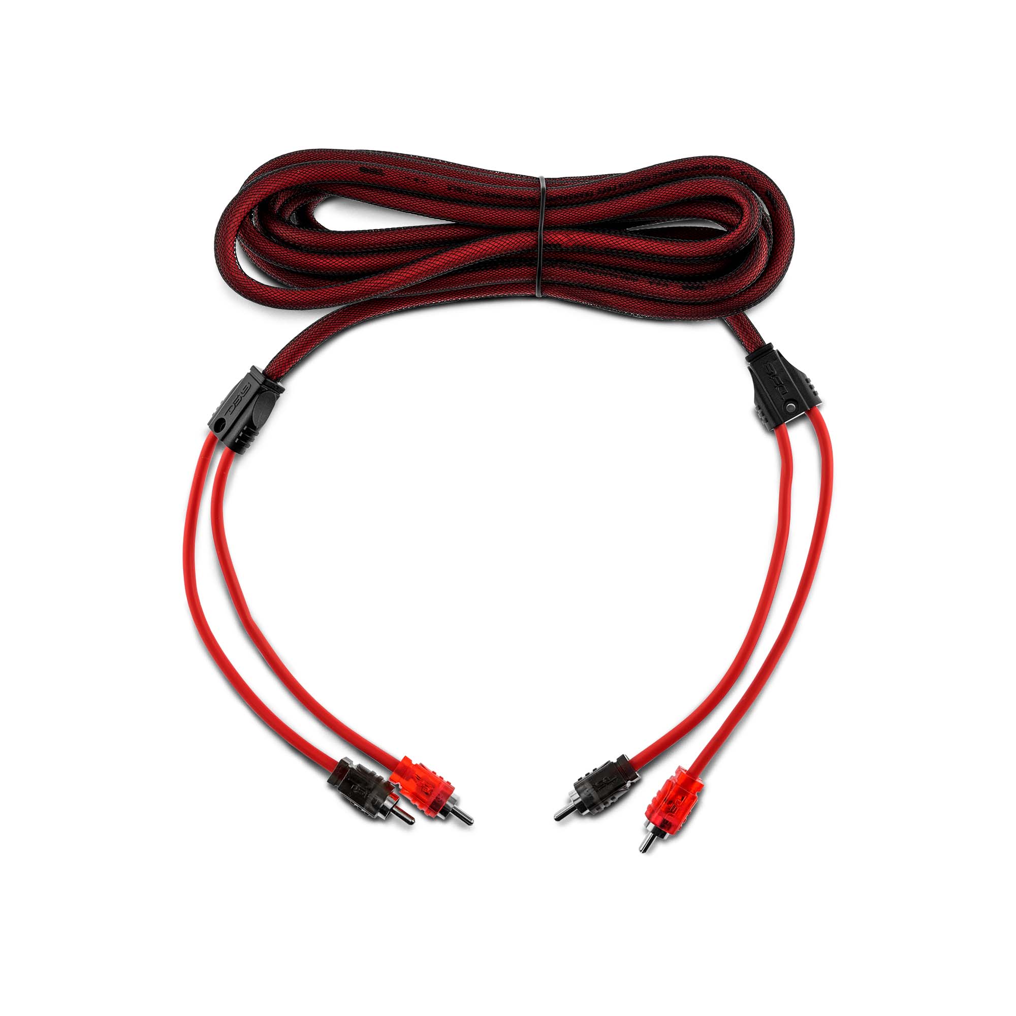 Level 2 RCA 100% Copper OFC 12 Feet - RED