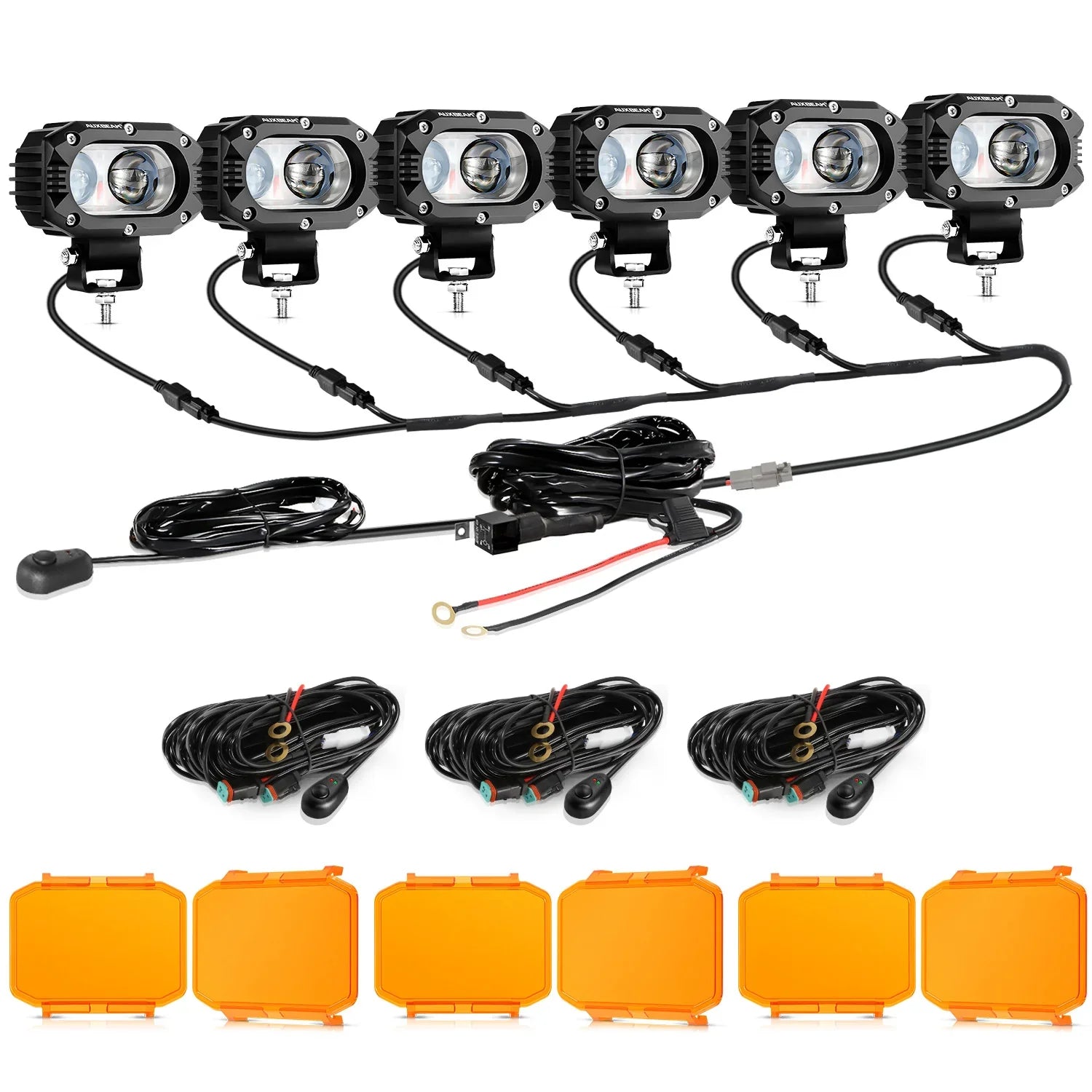 R4 Series | 4 Inch 60W Spot Beam LED Pods Light White Driving Light