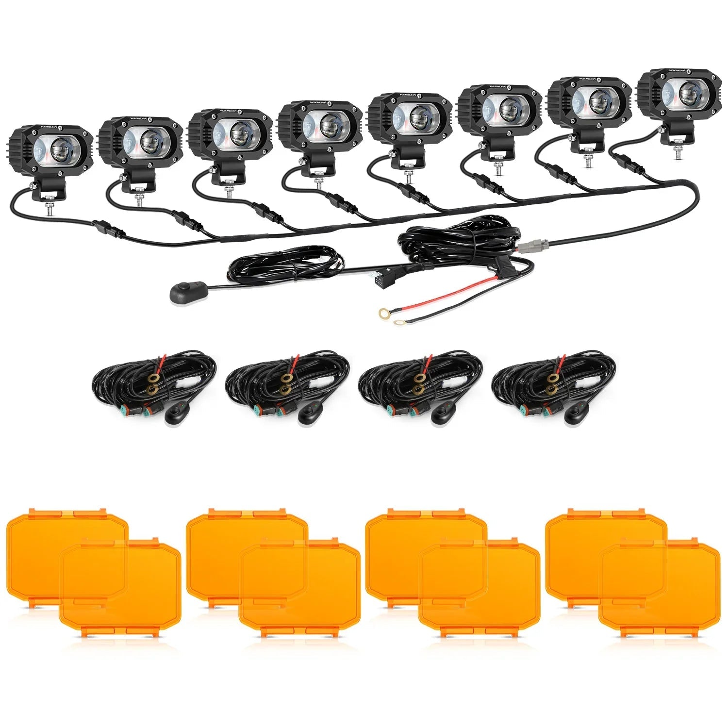 R4 Series | 4 Inch 60W Spot Beam LED Pods Light White Driving Light