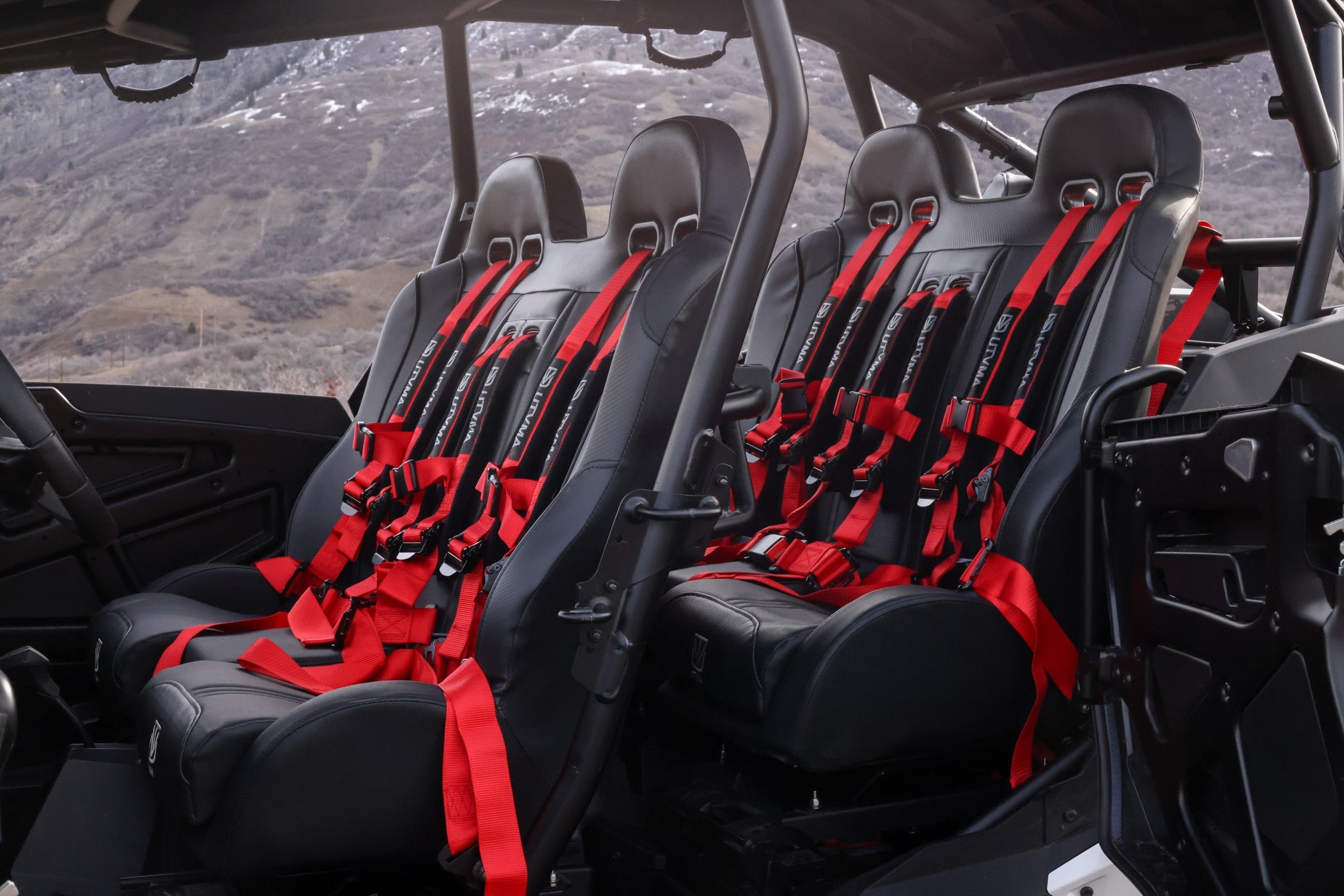 RZR 1000 XP/XP S (2024+) Front/Rear Bench Seat W Harnesses 2 and 4 Seater