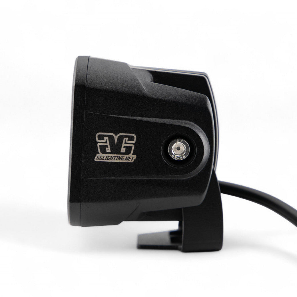 Amber Backlit Race Pod Pair Bundle With Wiring Harness