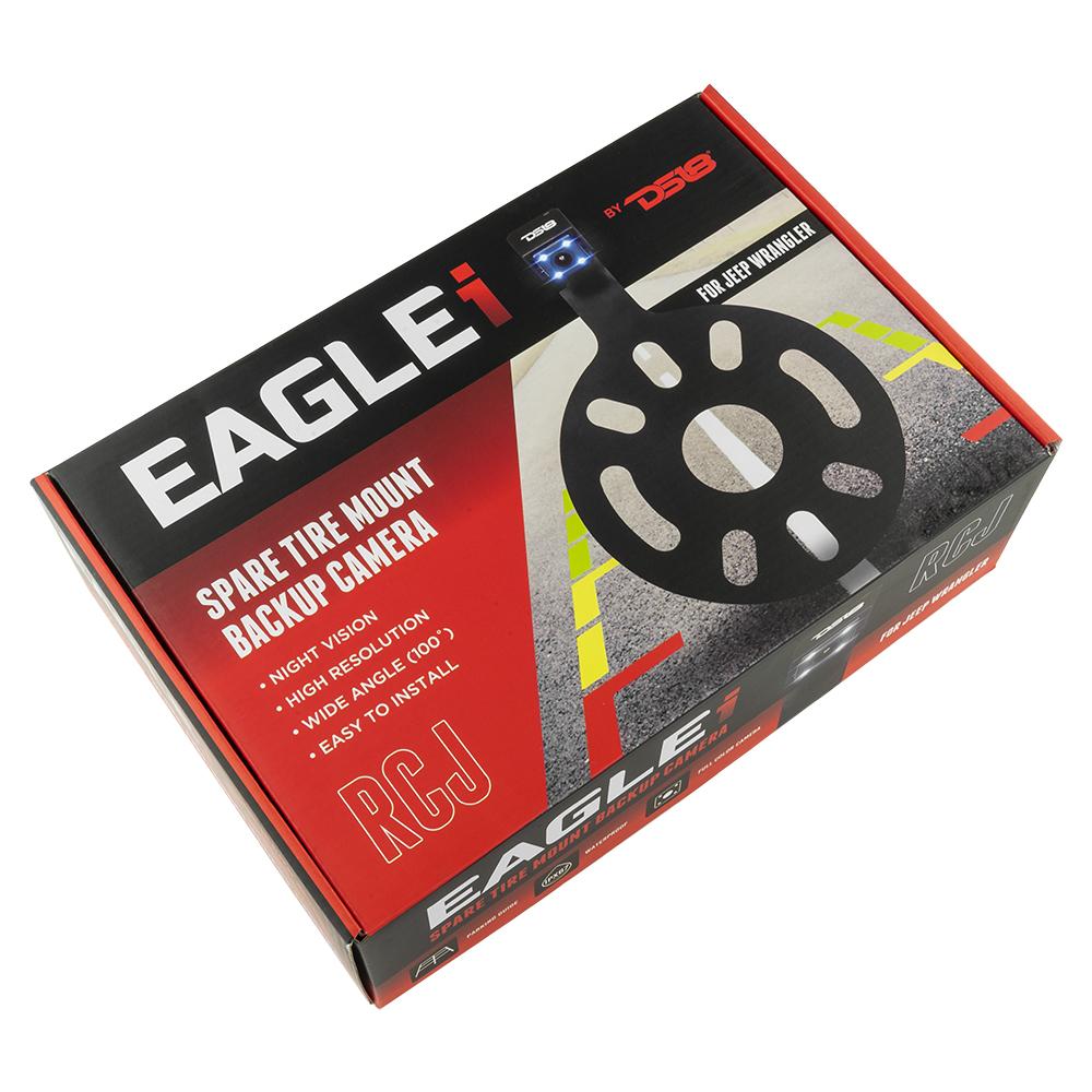 DS18 RCJ Jeep JK/JKU Spare Tire Reverse Camera with Night Vision