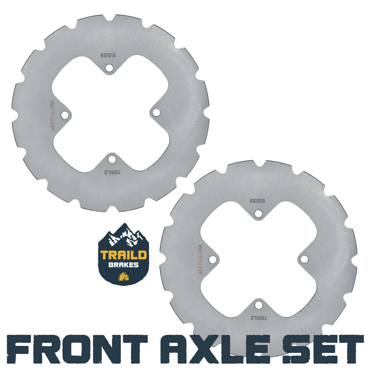 Polaris Sportsman 400/450/500/570/700/800 2007-2026 Ridge Rider Disc Brake Rotor Kit