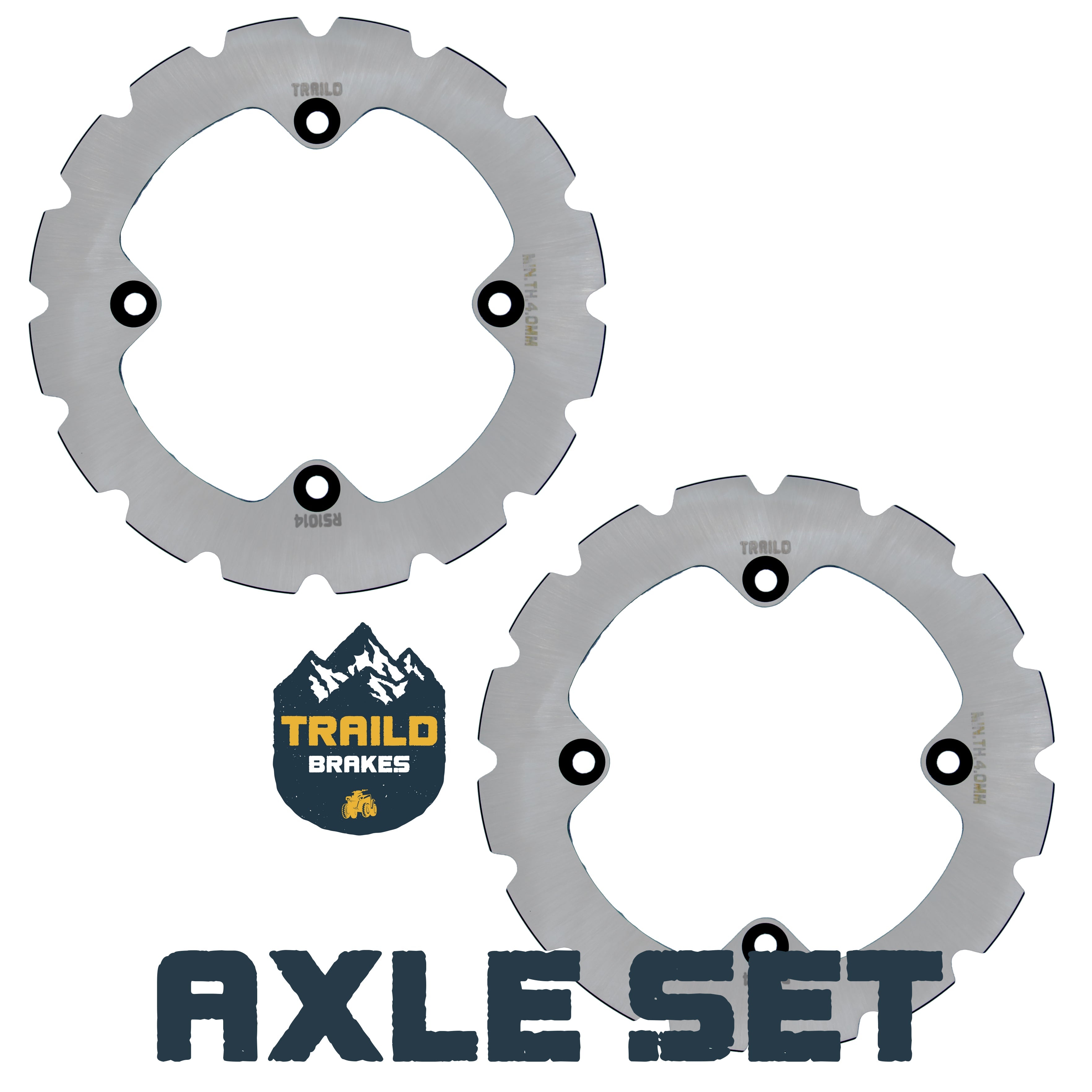 Can-Am Renegade 1000/850/800/570/500 2012-2019 Ridge Rider Disc Brake Rotor Kit