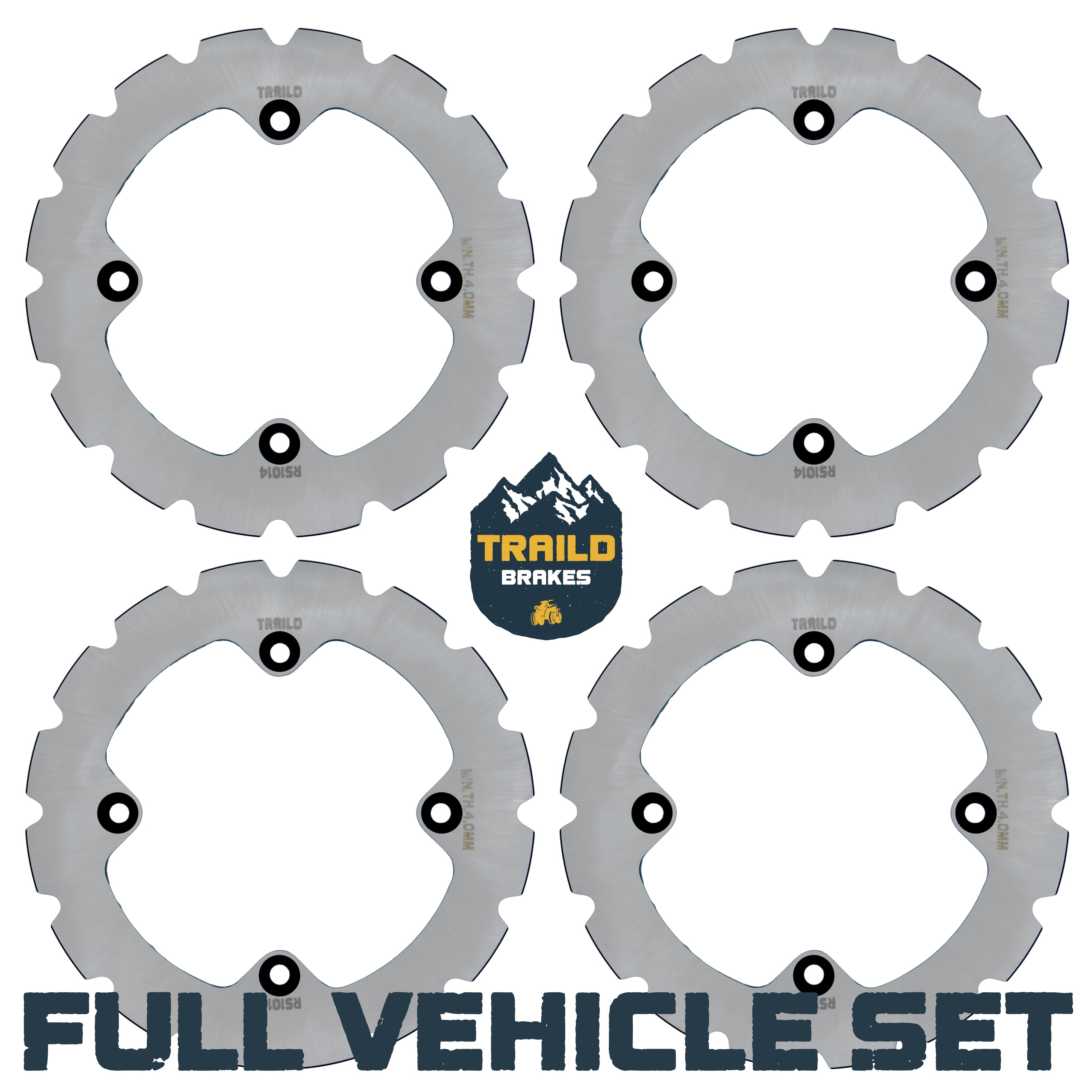 Can-Am Outlander 1000/650/450 6x6 2015-2026 Ridge Rider Disc Brake Rotor Kit