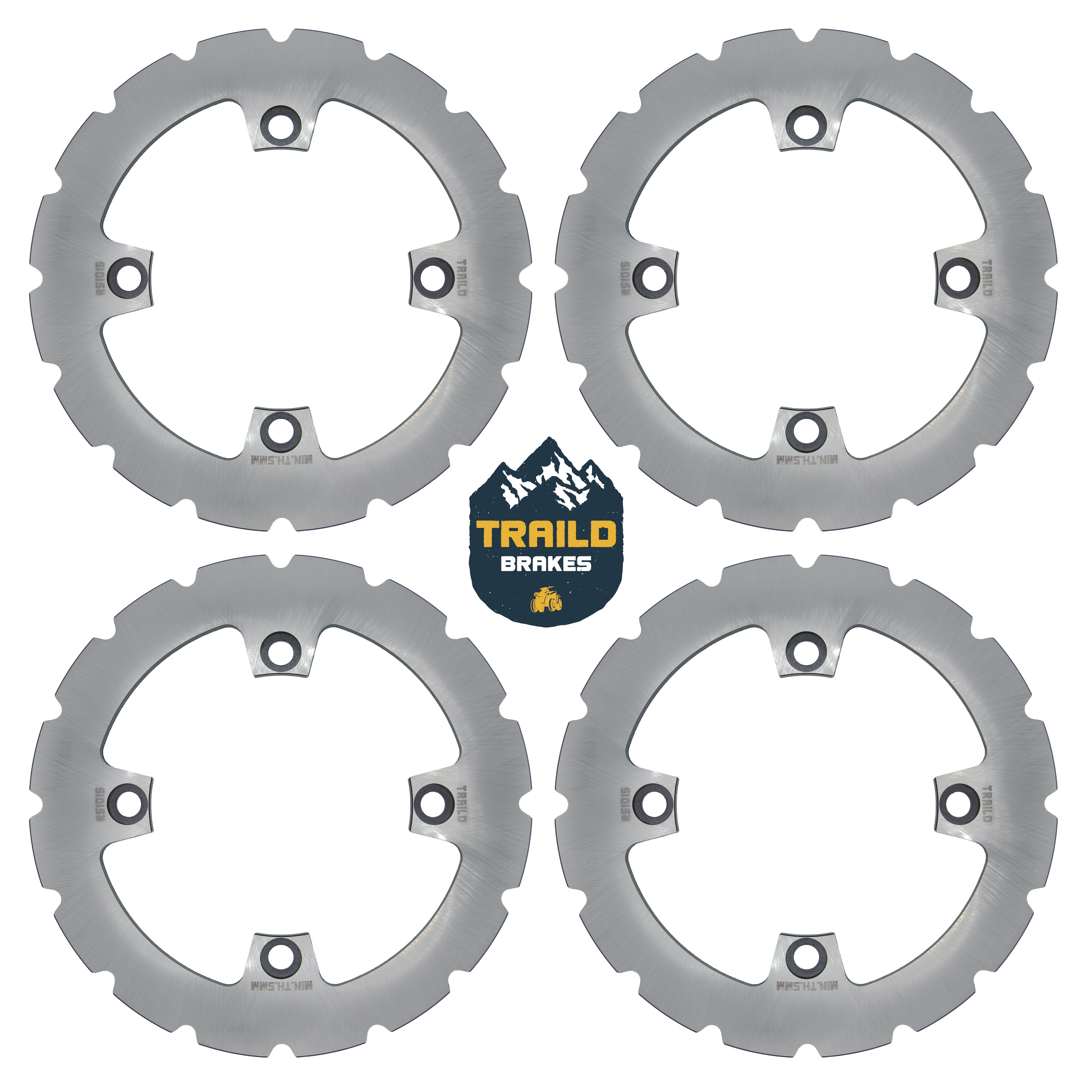 Kawasaki KRX/KRX4 1000 2020-2026 Ridge Rider Disc Brake Rotor Kit