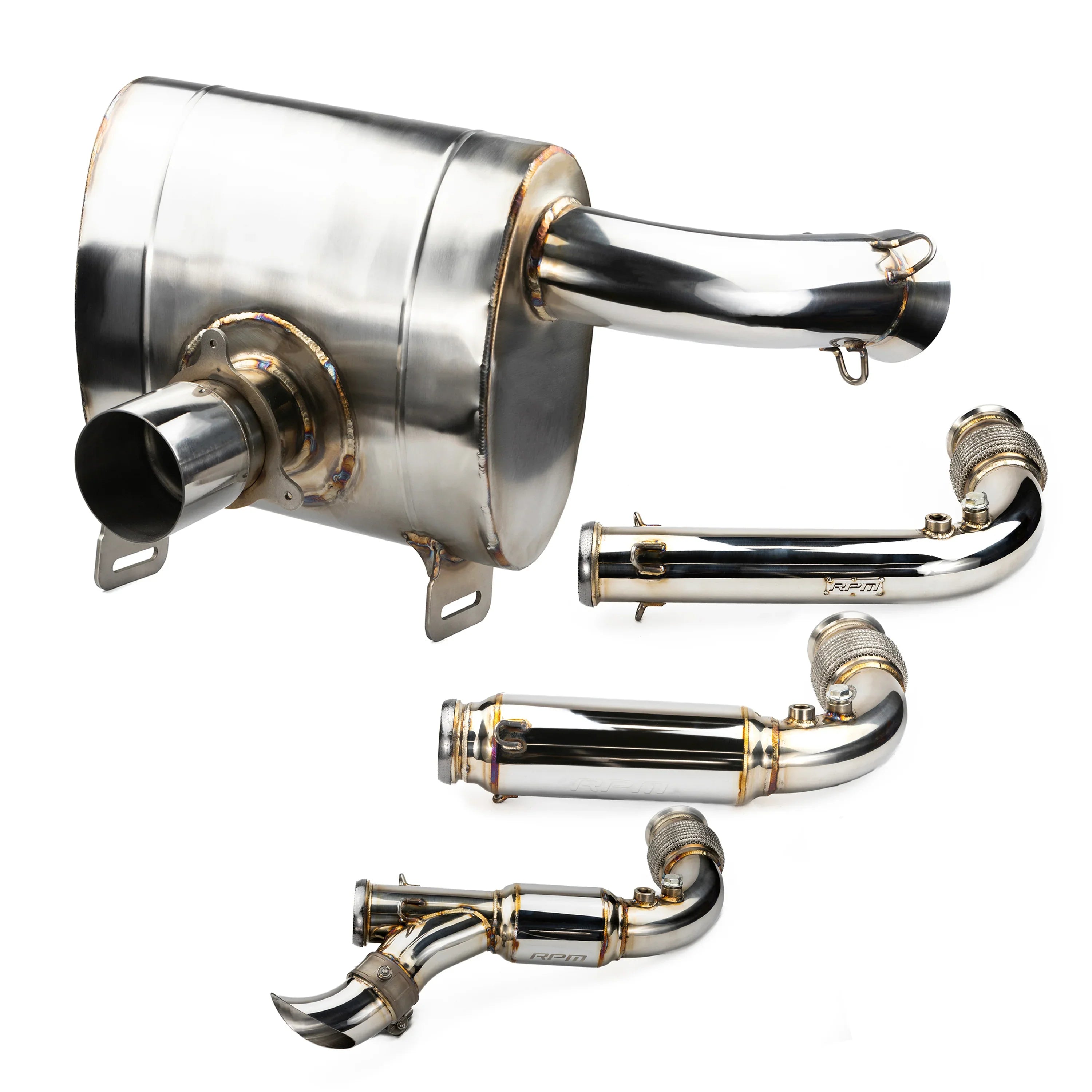 RPM Can-Am Maverick X3 FULL 3" Chambered Q-Series Turbo Back Exhaust System