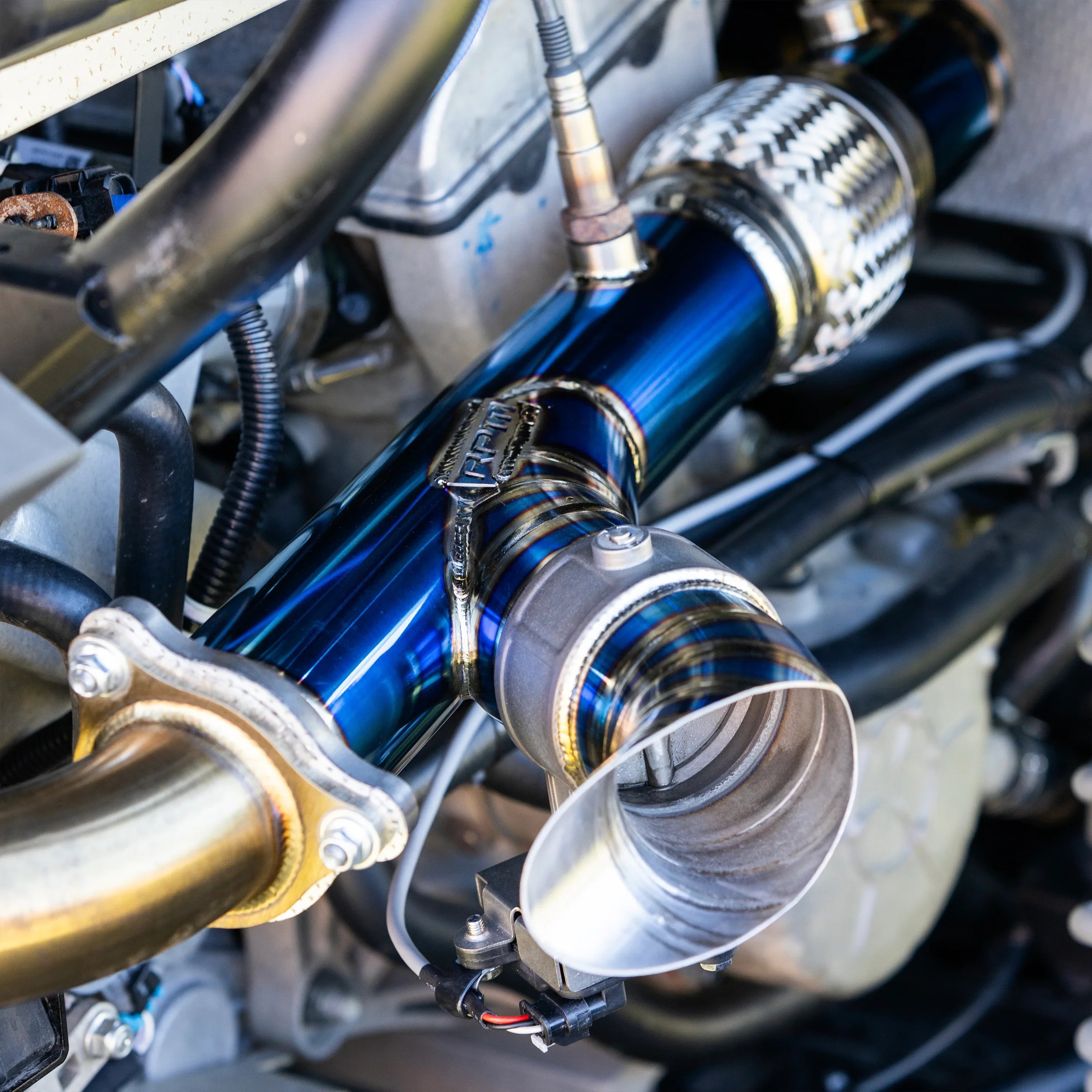 RPM Polaris RZR TITANIUM E-Valve 3" Electronic Dump Valve Exhaust - XPT, Pro XP, Turbo R, Turbo S