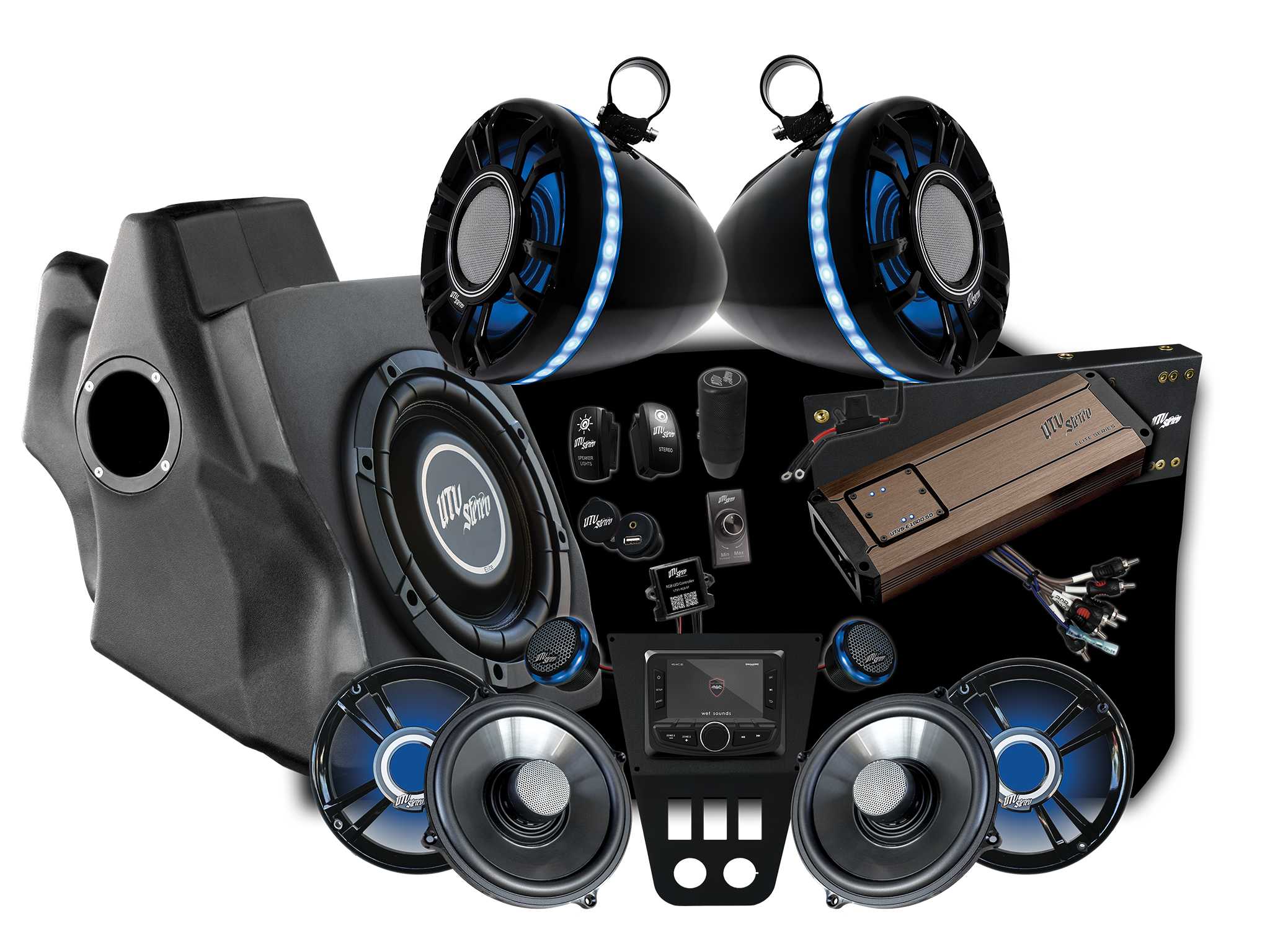 RZR® Pro Series Elite Stage 6 Stereo Kit | UTVS-PRO-S6-E