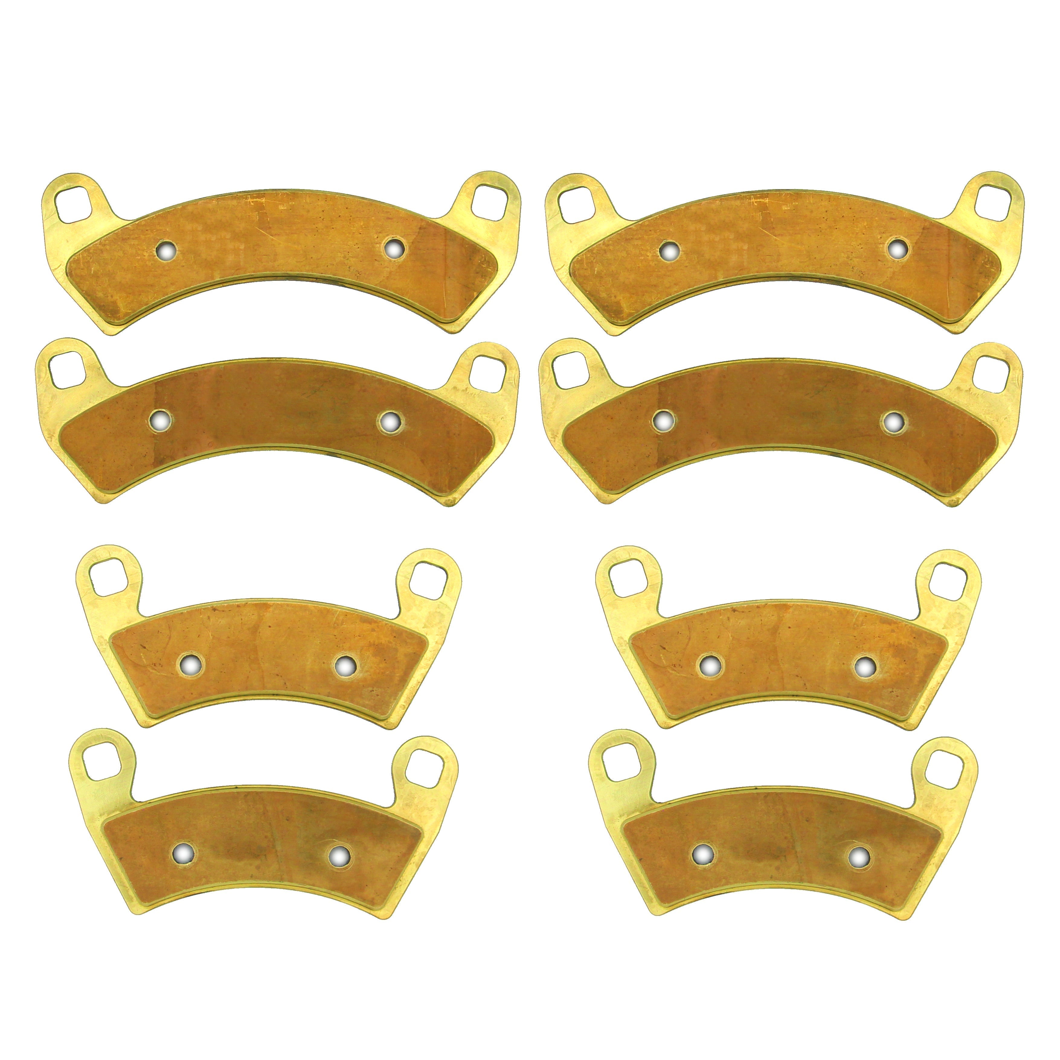 Polaris RZR XP TURBO/XP 4 TURBO/PRO XP/PRO XP 4 2016-2026 Brass Brake Pad Set