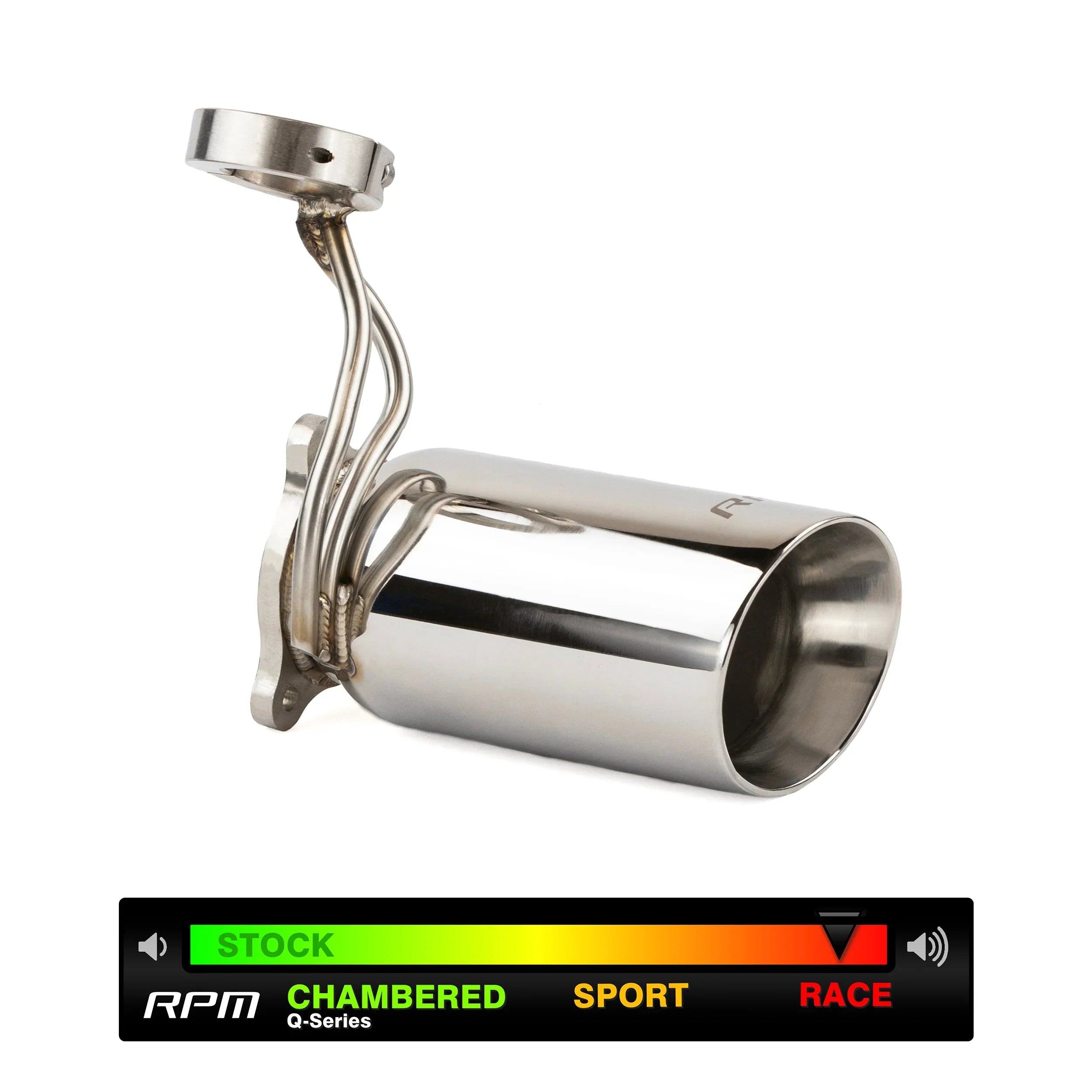 RPM Slip On Muffler Delete (Race Pipe) XPT, Turbo S