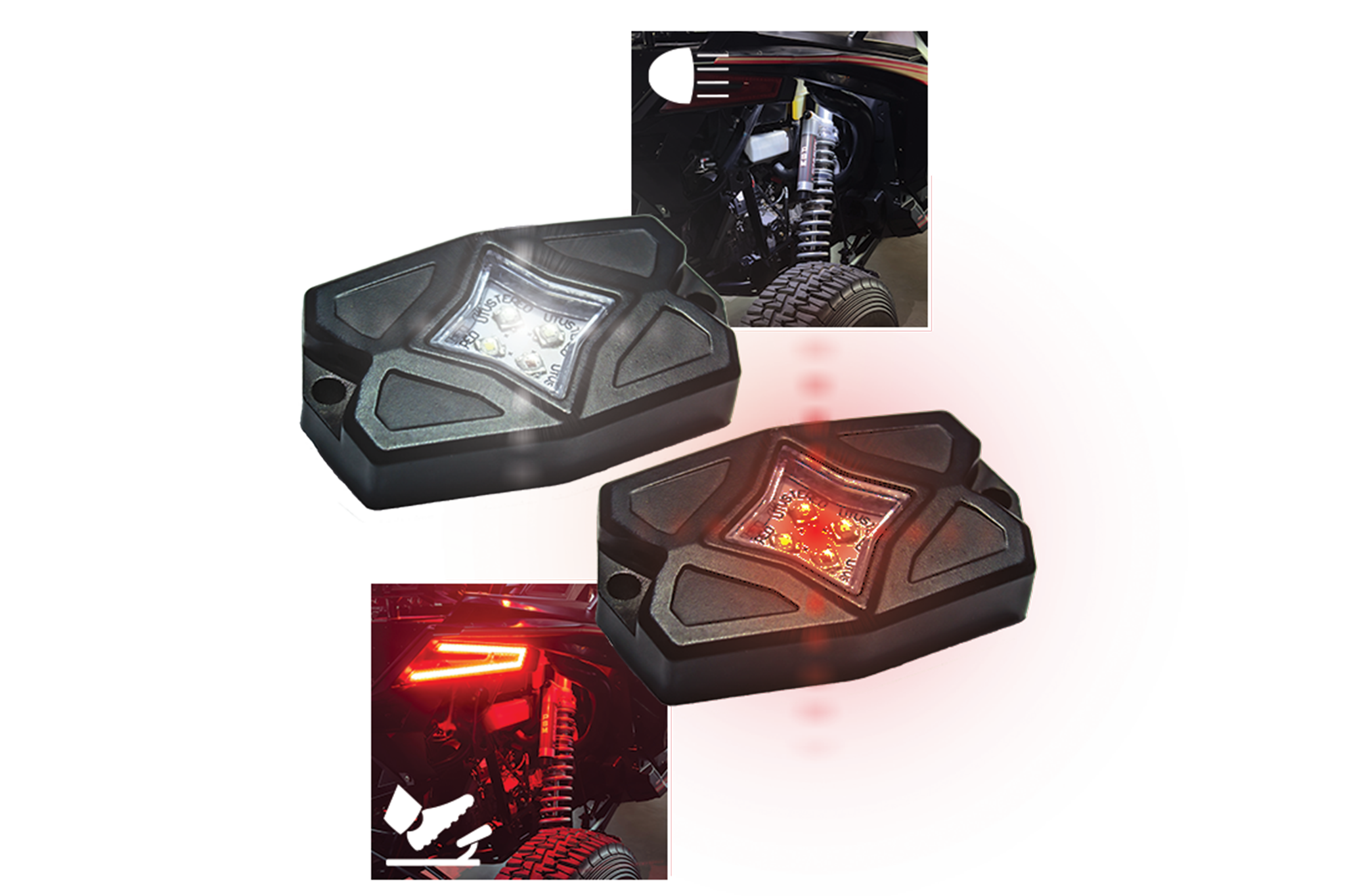 RGBW Rock Light Kit - 8pcs | UTVS-RLKIT8