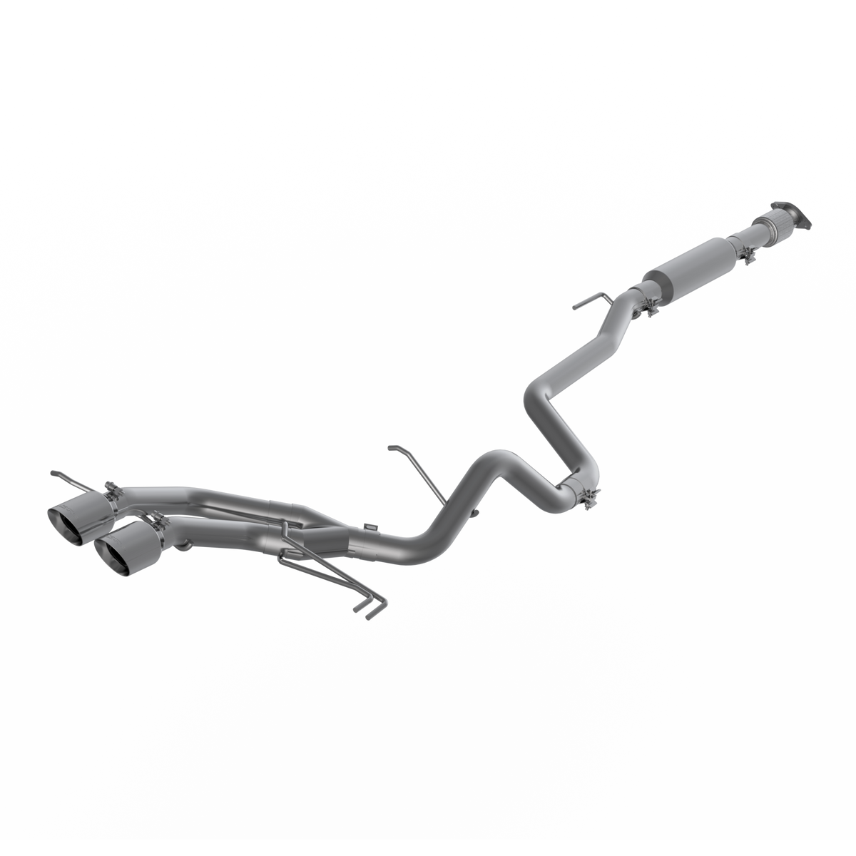 2.5 Inch Cat Back Exhaust System Dual Exit For 13-18 Hyundai Veloster Turbo T304 Stainless Steel With Tips MBRP