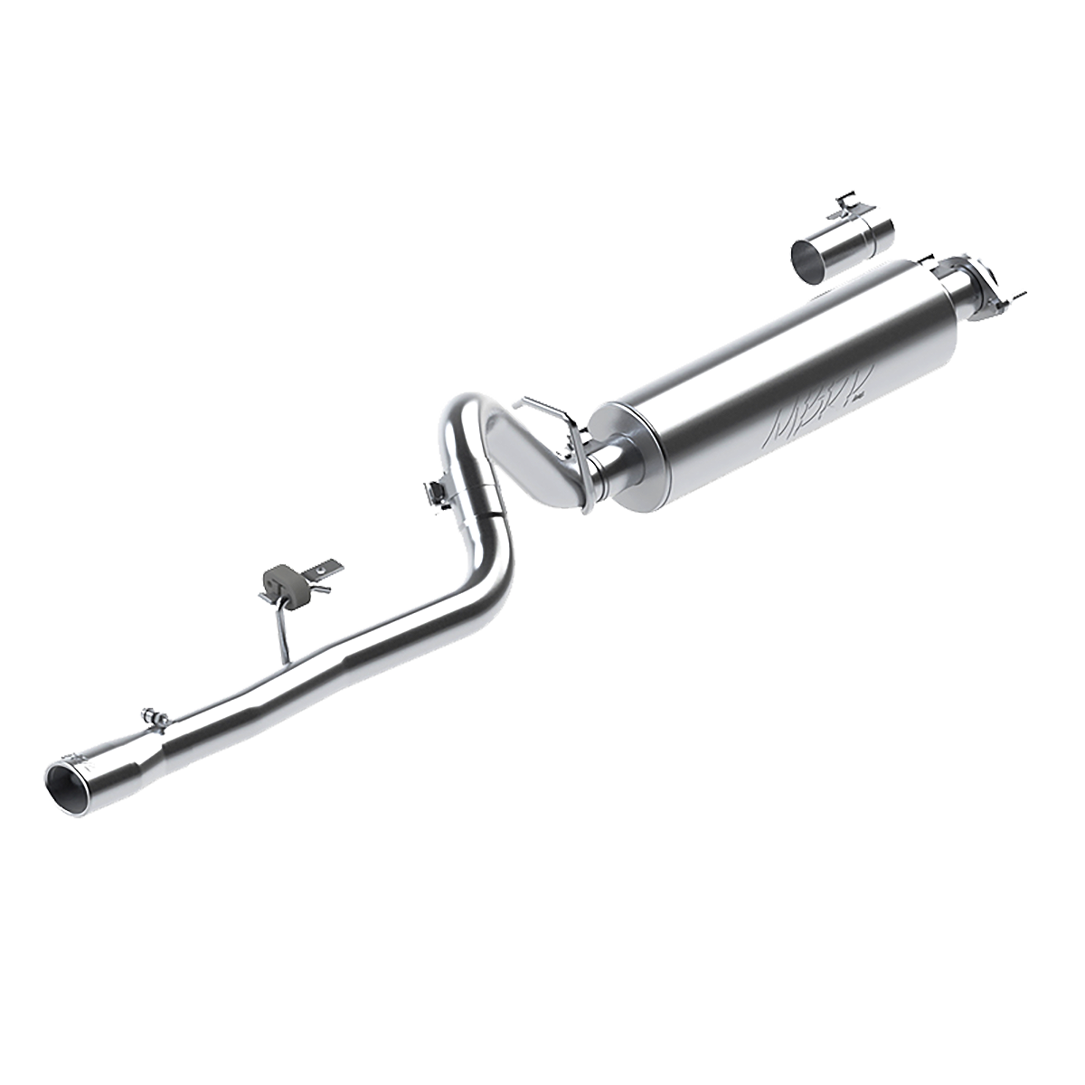 2.5 Inch Cat Back Exhaust System Single For 86-00 Cherokee 2.5L 87-01 Cherokee 4.0L T409 Stainless Steel MBRP