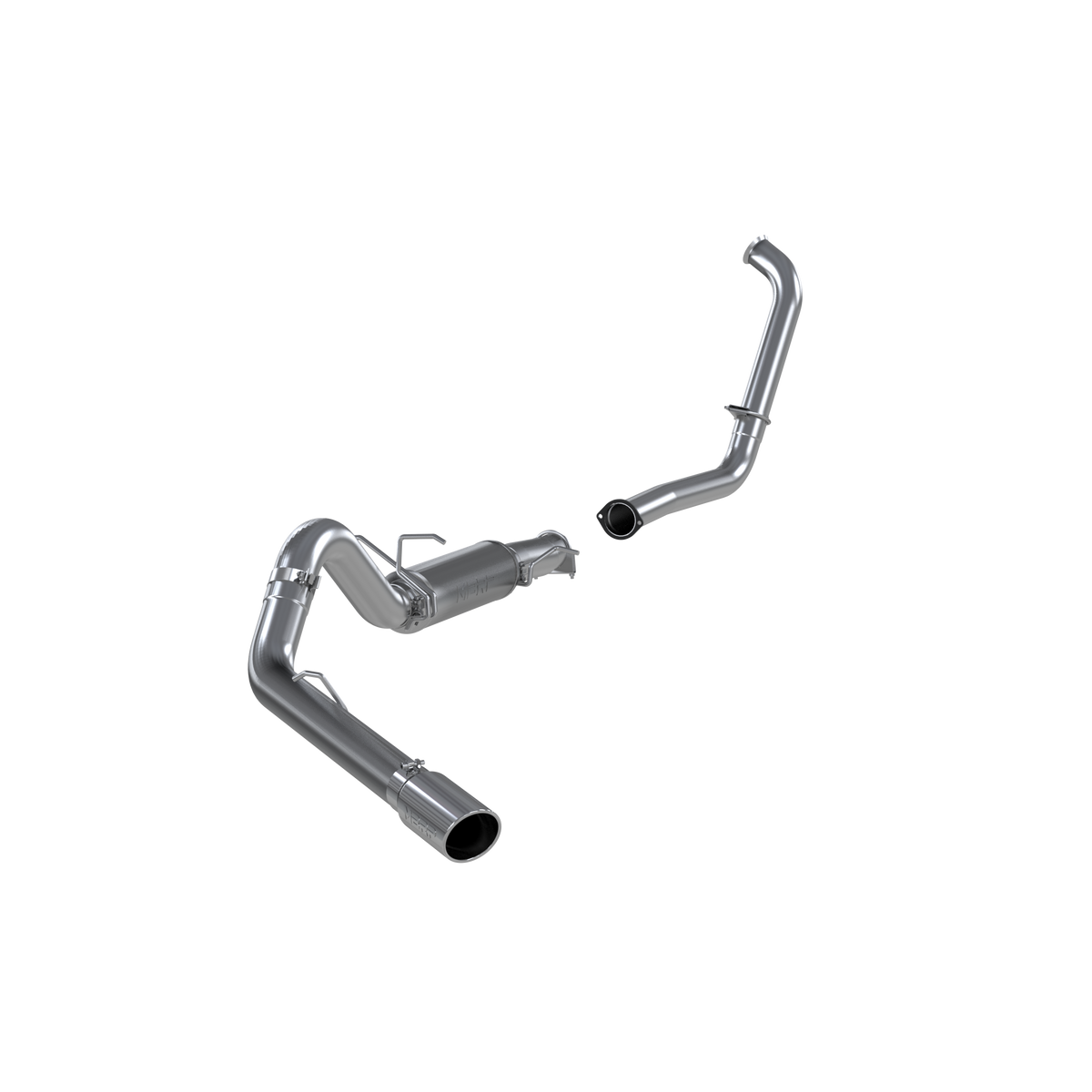 4 Inch Turbo Back Single Side Stock Cat Exit Aluminized Steel For 03-05 Ford Excursion 6.0L MBRP