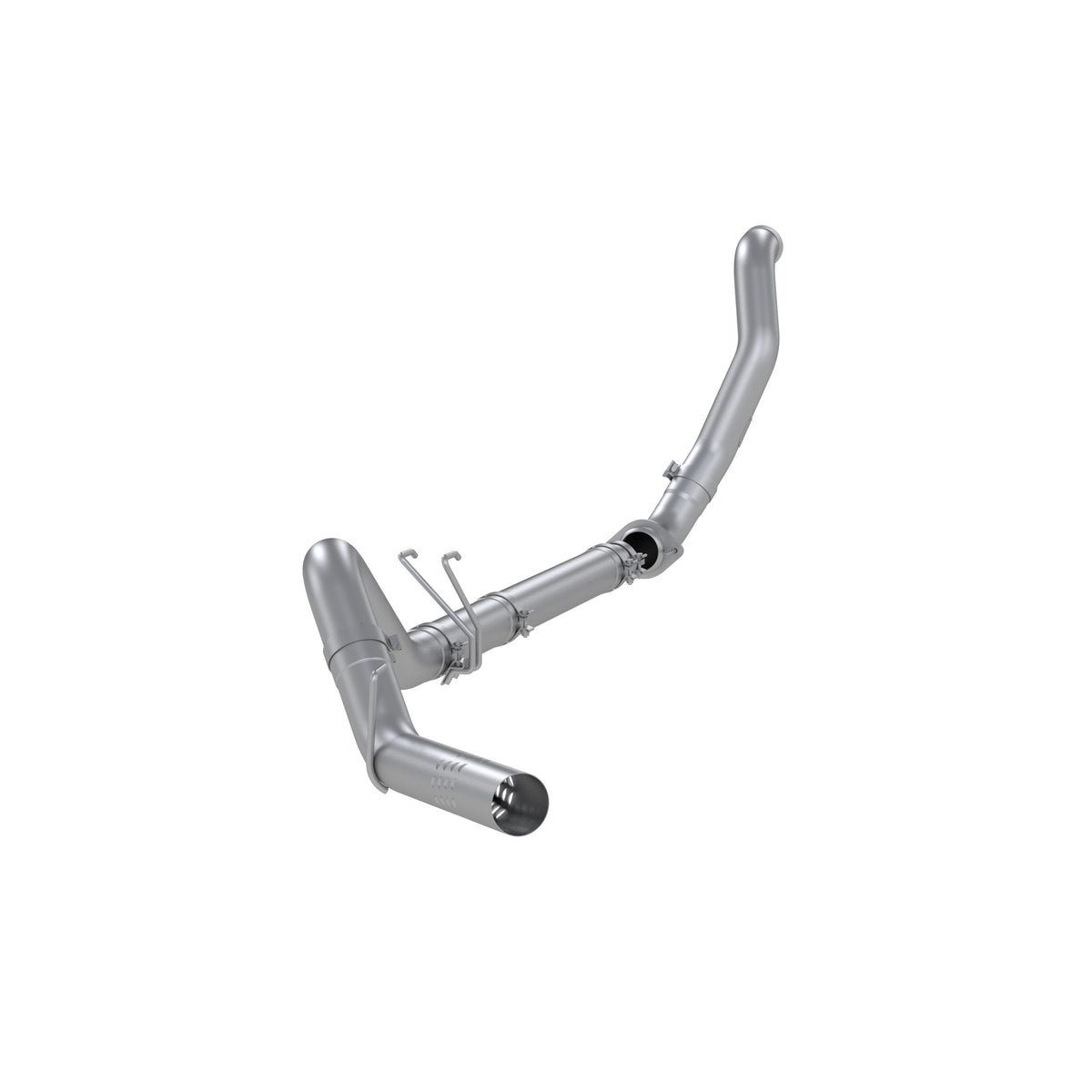 08-10 Ford F-250/ F-350/ F-450, 6.4L, Armor Lite 4-Inch Filter Back Single Side Exit with Downpipe MBRP