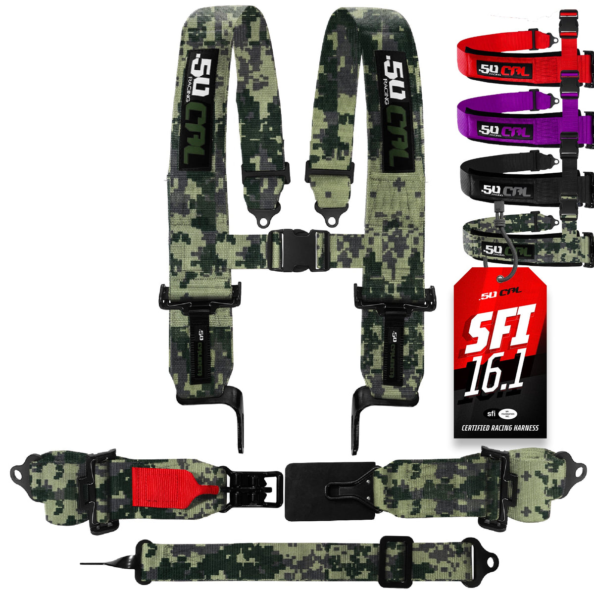 SFI Approved 2" and 3" 5 point Harness, Racing Harness