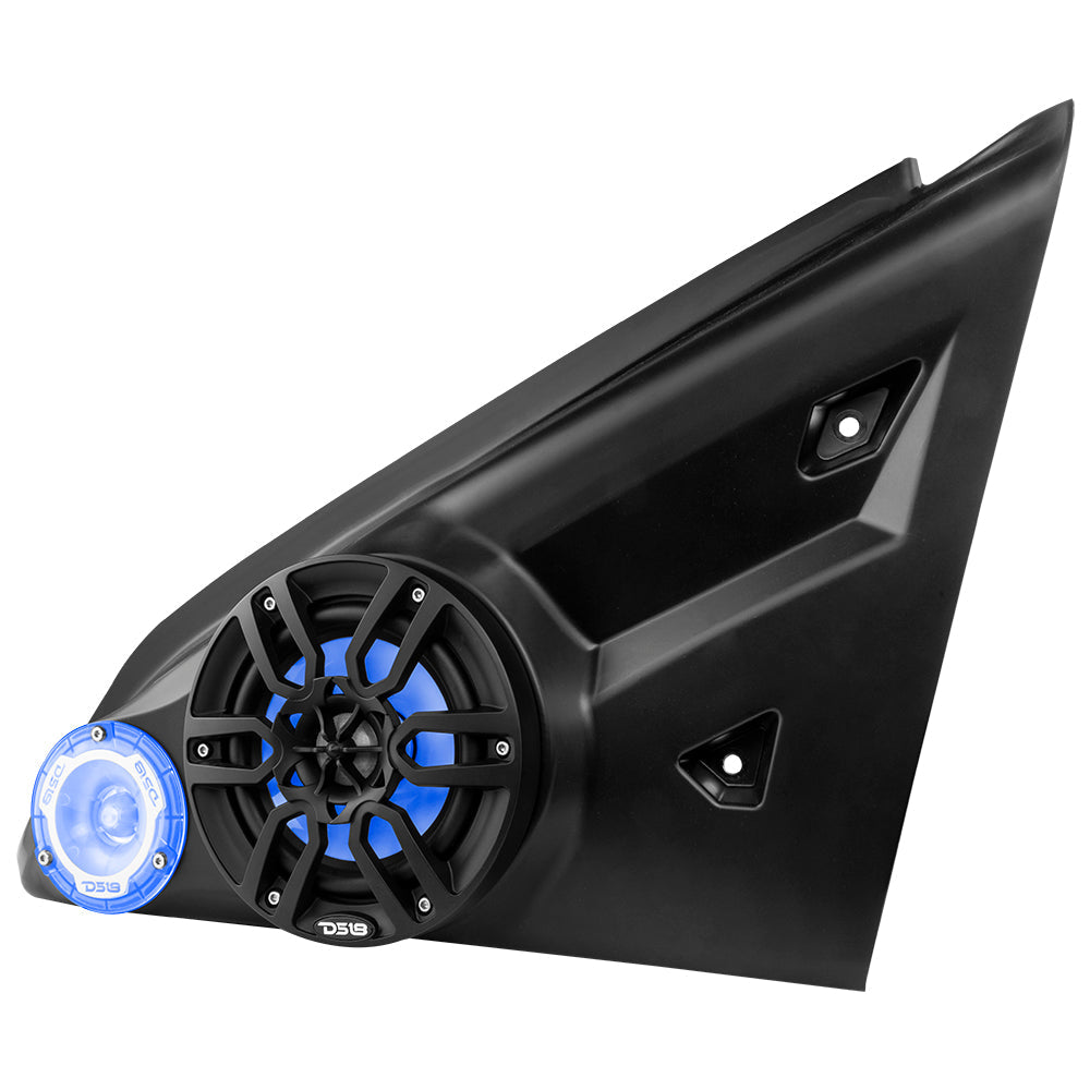 Polaris Slingshot Arm Rest 2 X 6.5" Enclosure With NXL-6/BK and PRO-TW1L | 2015 - Current
