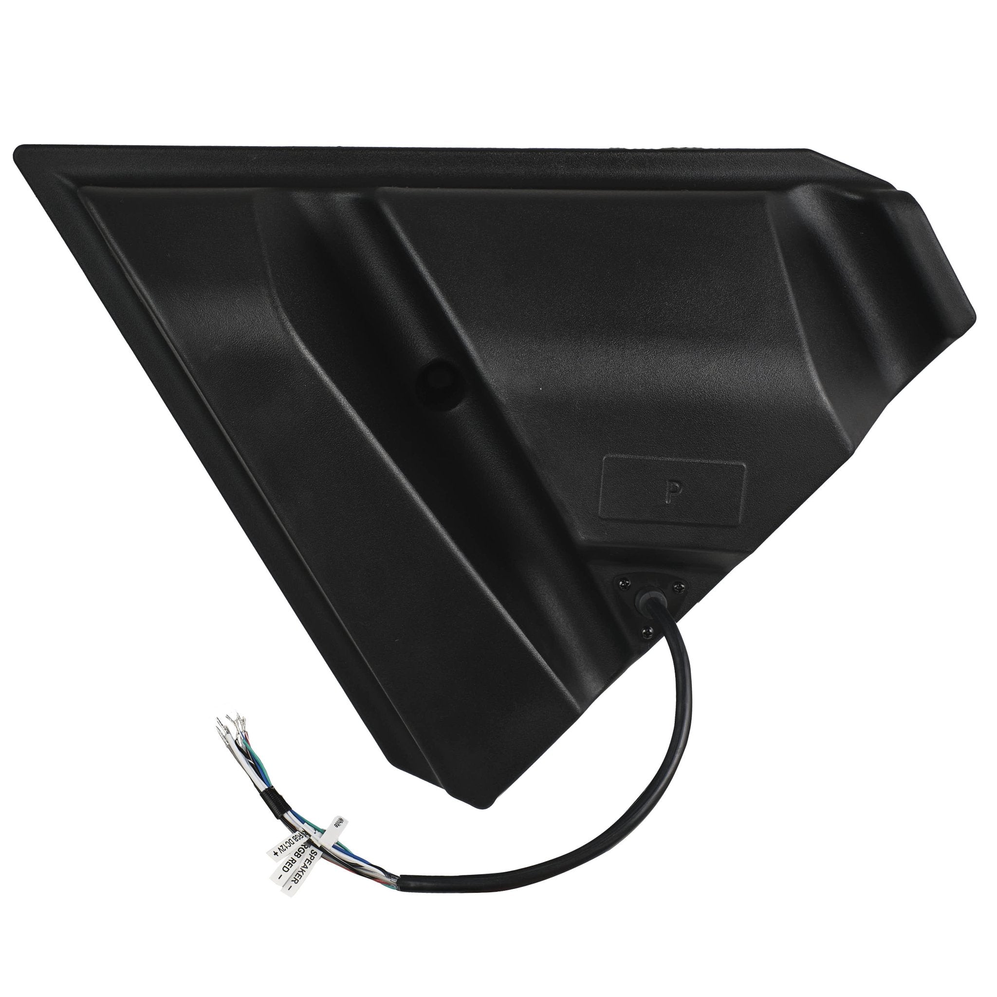 Polaris Slingshot Front Kick Empty Panel Pods With Digital LED Lights fits 2 x 6.5" Speakers and 2 x 3.8" Bullet Tweeters | 2015 - Current