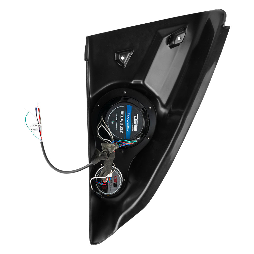 Polaris Slingshot Arm Rest 2 X 6.5" Enclosure With NXL-6/BK and PRO-TW1L | 2015 - Current