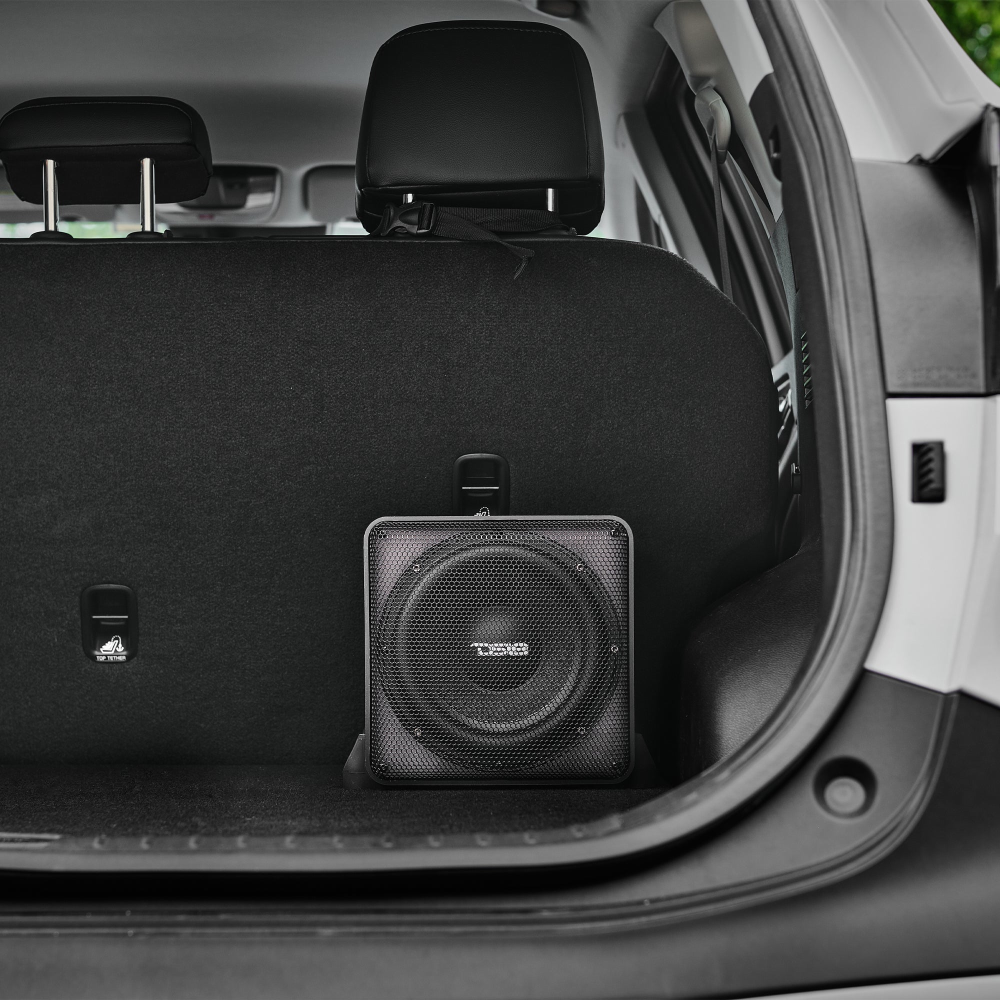 Dual 8" Loaded Amplified High End Aluminum Subwoofer Enclosure 300 Watts Rms