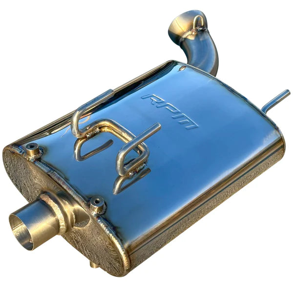 RPM Polaris Scrambler & Sportsman 1000S Sport Muffler. Slip On Performance Exhaust