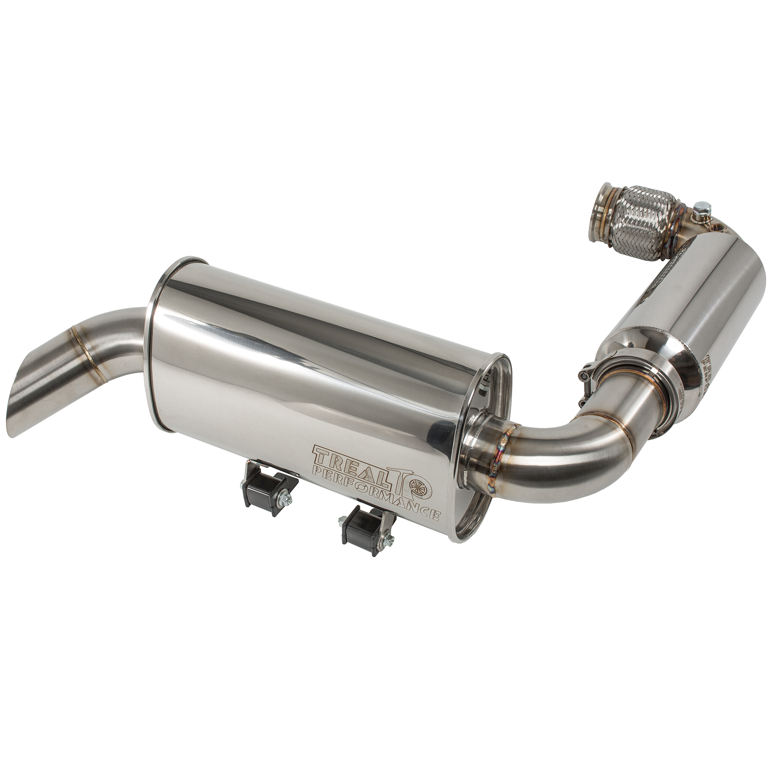 Treal Performance | 2017-2025 Can-Am Maverick X3 Trail Side Exit Exhaust System