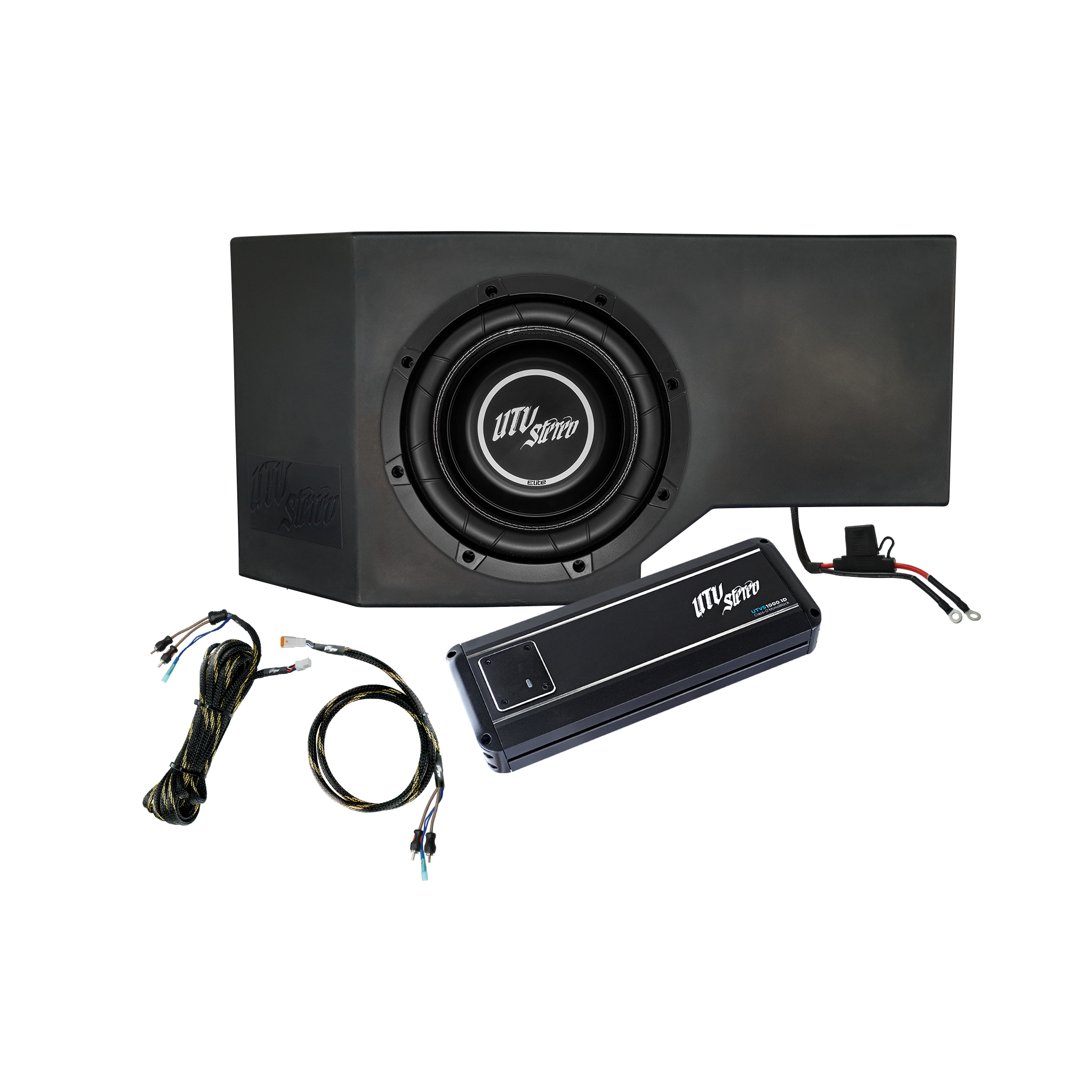 Can-Am® Defender 1000W Single Passenger Side 10" Subwoofer Kit | UTVS-DEF-SUB-1000-PASS