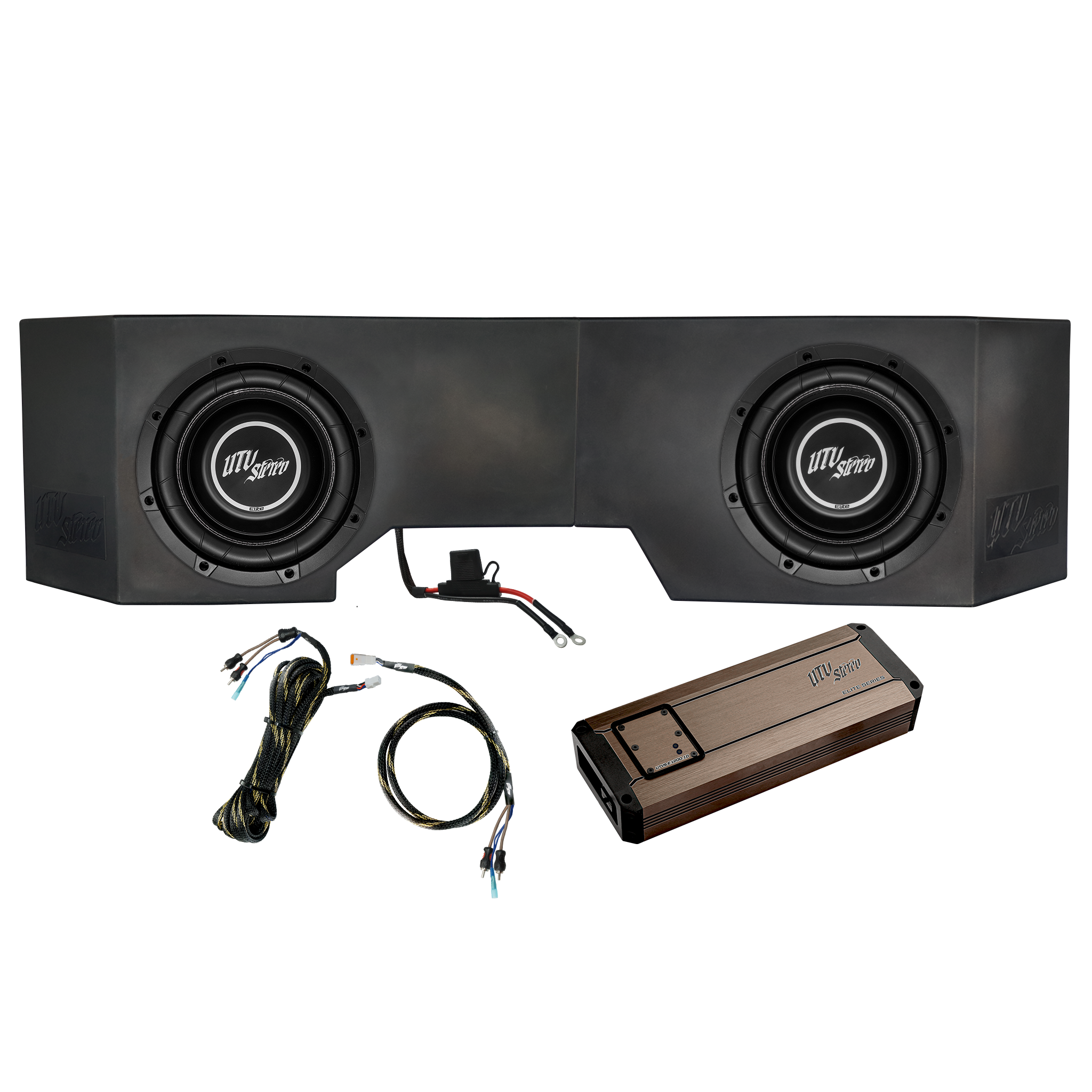 Can-Am® Defender 1200W Dual 10" Subwoofer Kit | UTVS-DEF-SUB-1200-2