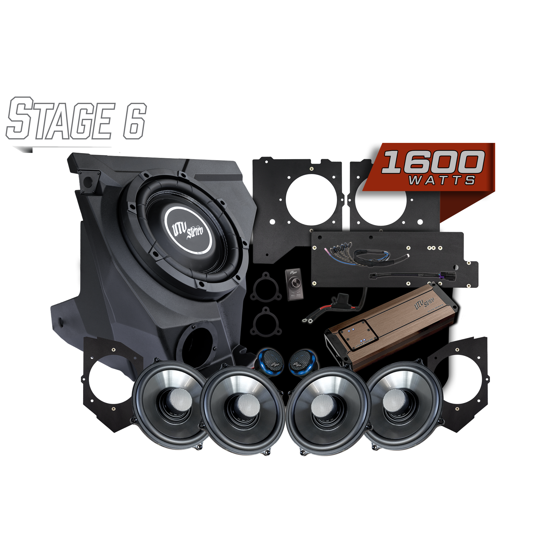 KAWASAKI® TERYX H2 GARMIN TREAD® Signature Stage 6 Stereo Kit | UTVS-H2-GRM-S6