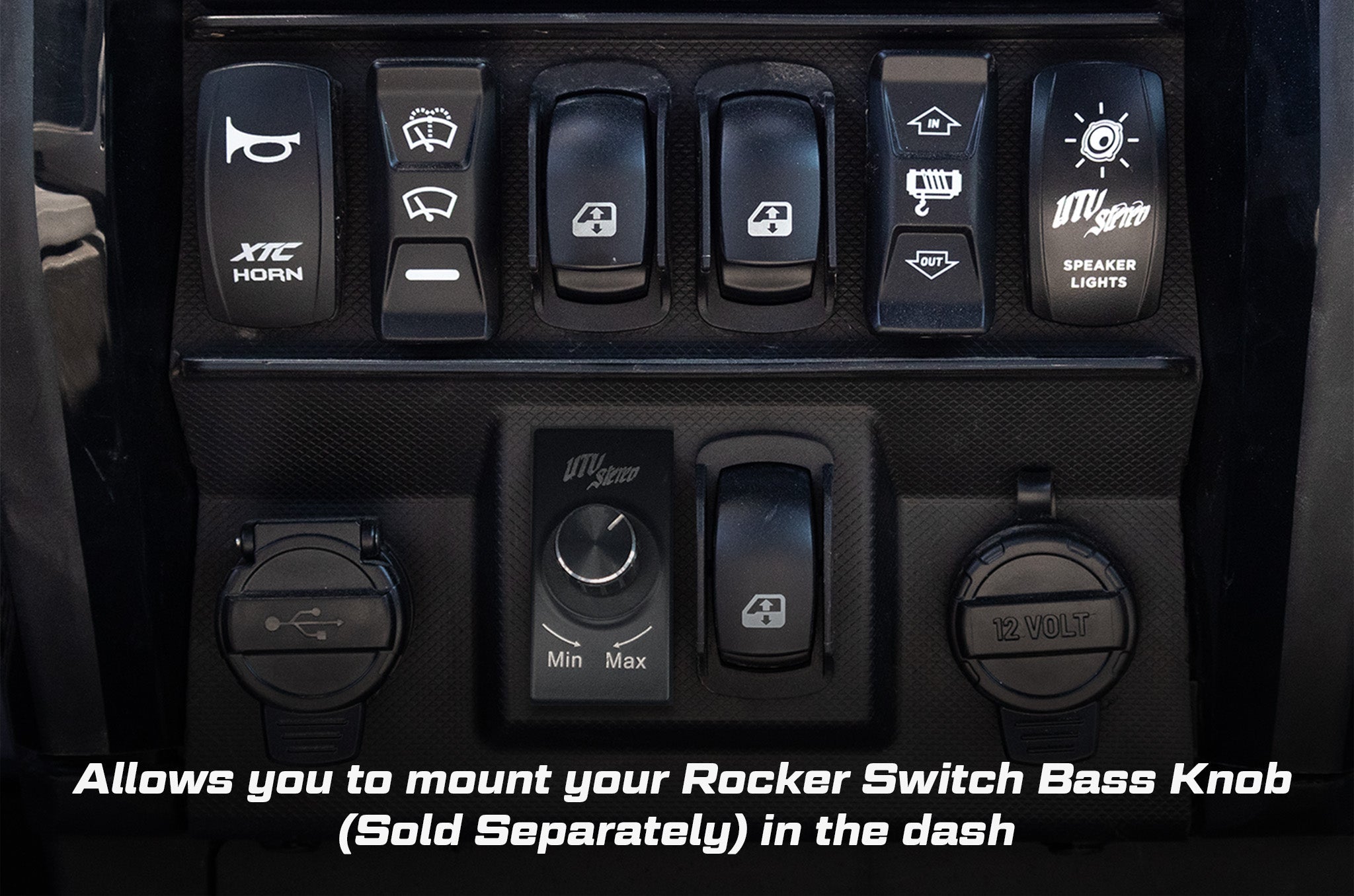 Polaris® Ranger 1500 Rocker Bass Knob Adapter Cable | UTVS-JBL-RC-OUT-TO-RKR-BASS