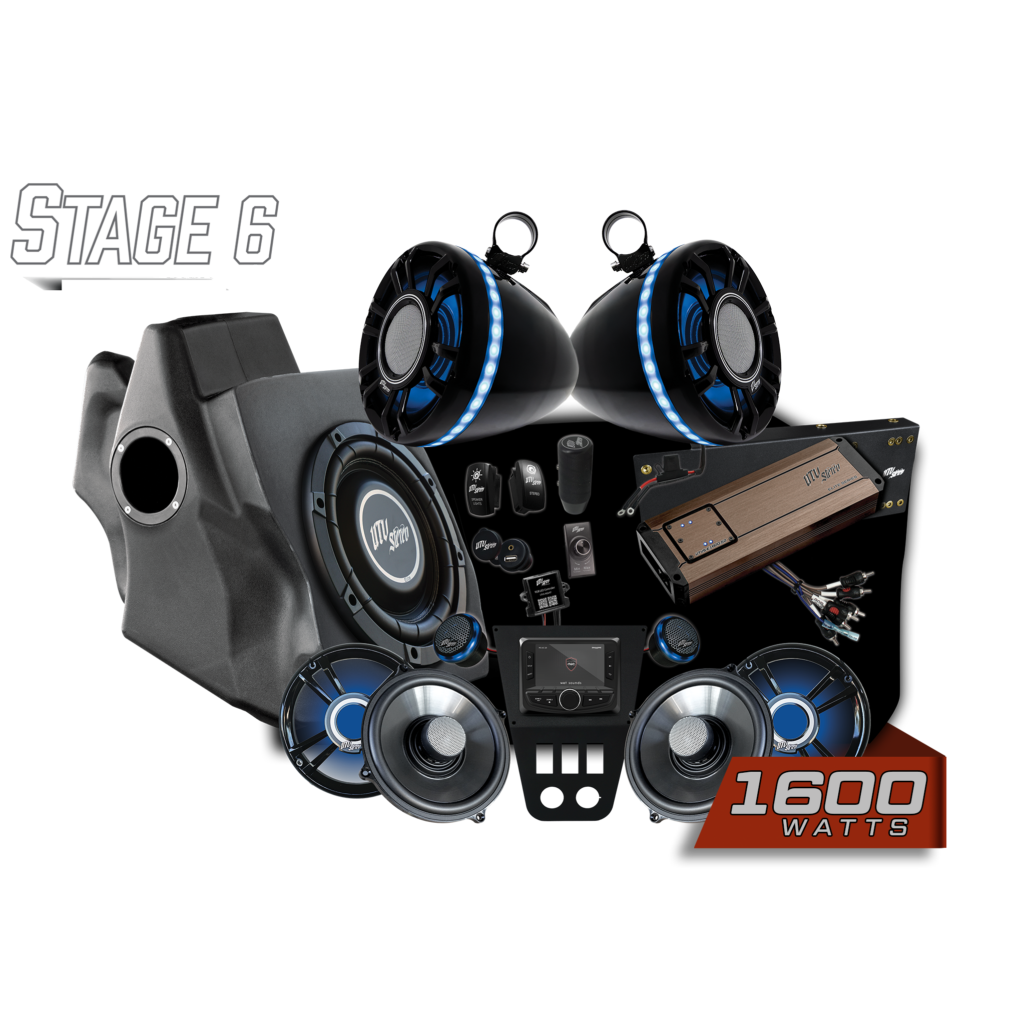 RZR® Pro Series Elite Stage 6 Stereo Kit | UTVS-PRO-S6-E